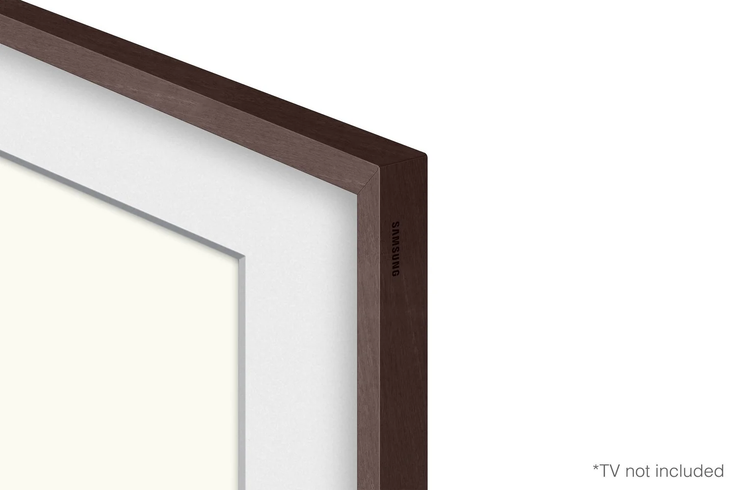 Samsung Customizable Bezel for 2021 75" The Frame TV - Modern Brown - Image 5