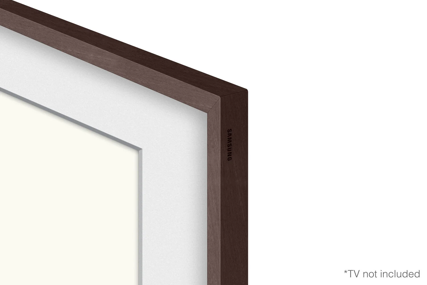 Samsung Customizable Bezel for 85" The Frame TV - Modern Brown - Image 8