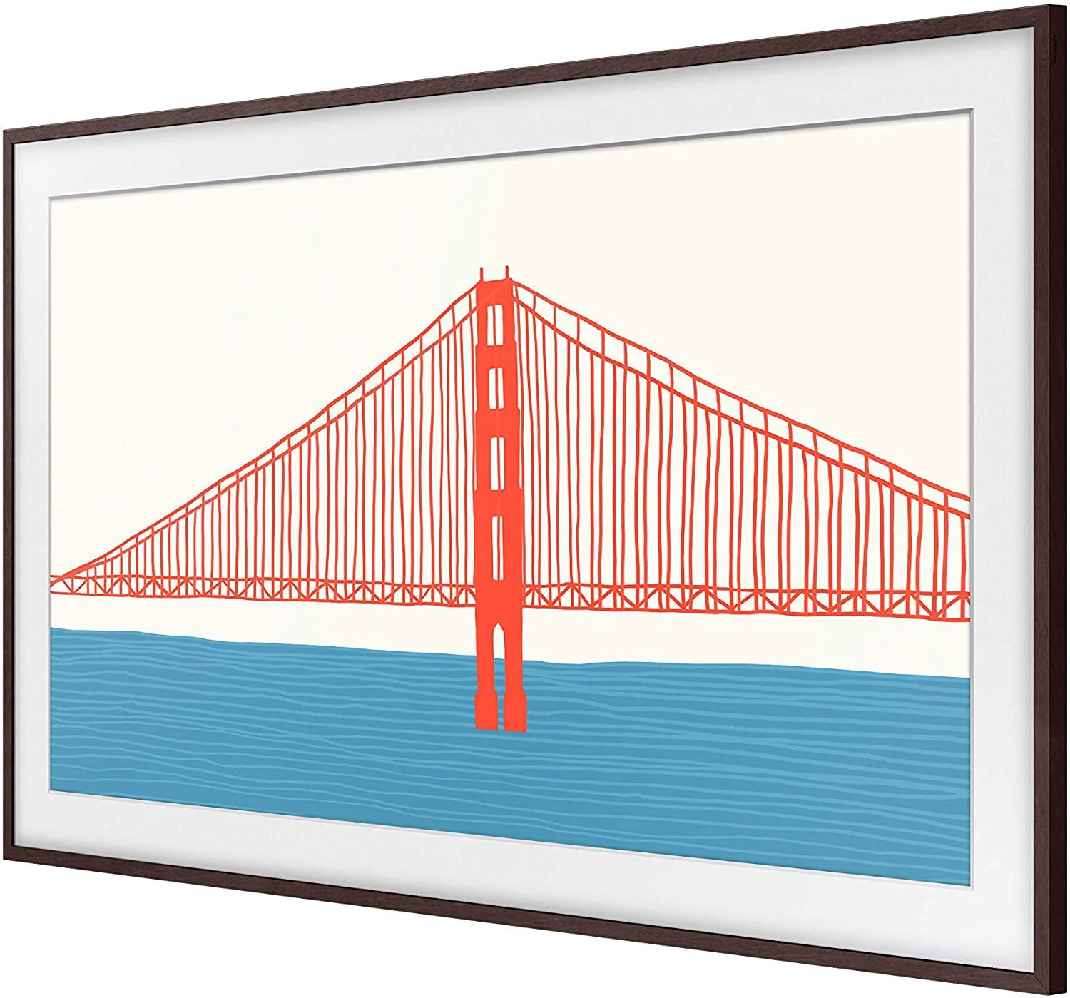 Samsung Modern Brown 43" Customizable Frame for 2021 The Frame TV - VG-SCFA43BWBZA - Image 3