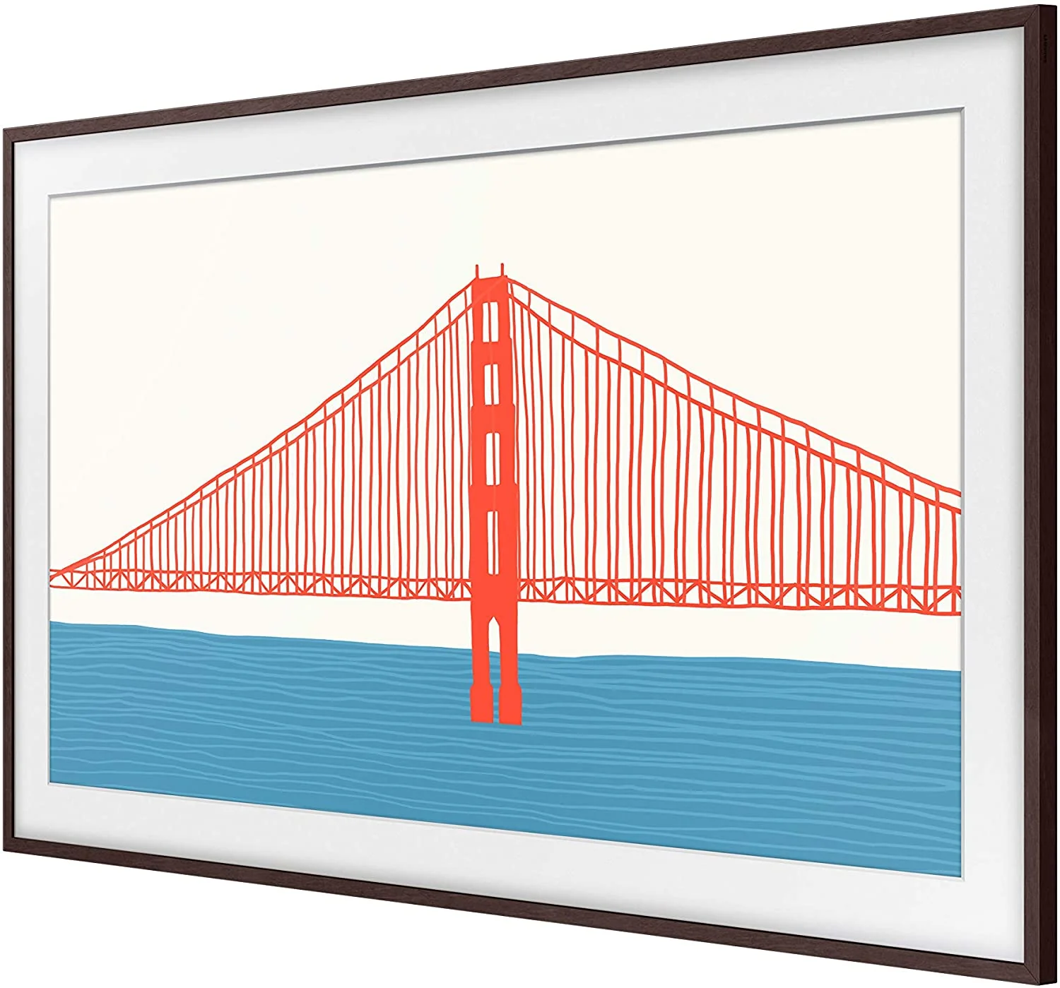 Samsung Modern Brown 50" Customizable Frame for 2021 The Frame TV - VG-SCFA50BWBZA - Image 3