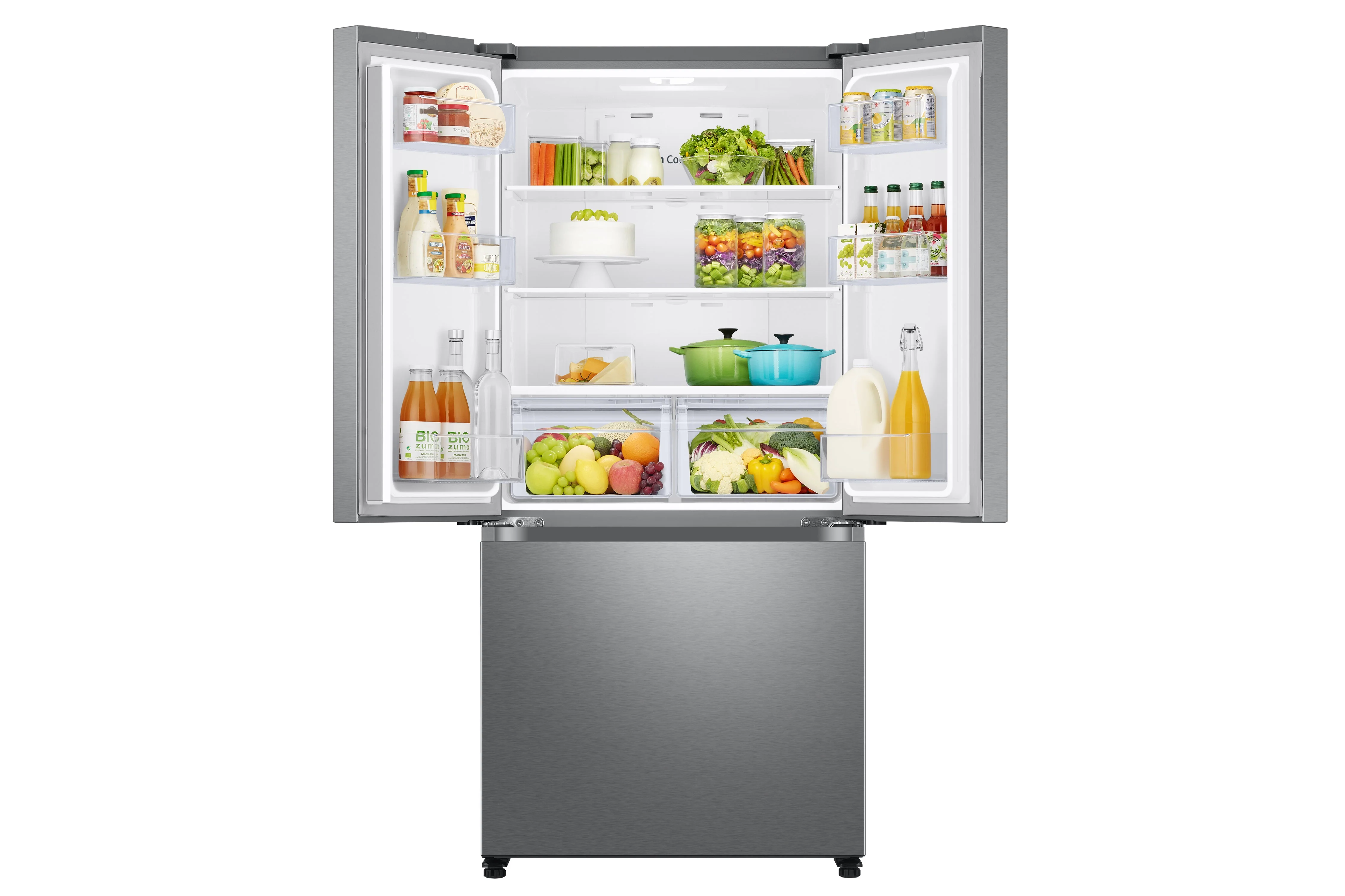 Samsung Stainless Steel 33" Counter Depth French Door (17.5 Cu.Ft) - RF18A5101SR/AA - Image 3