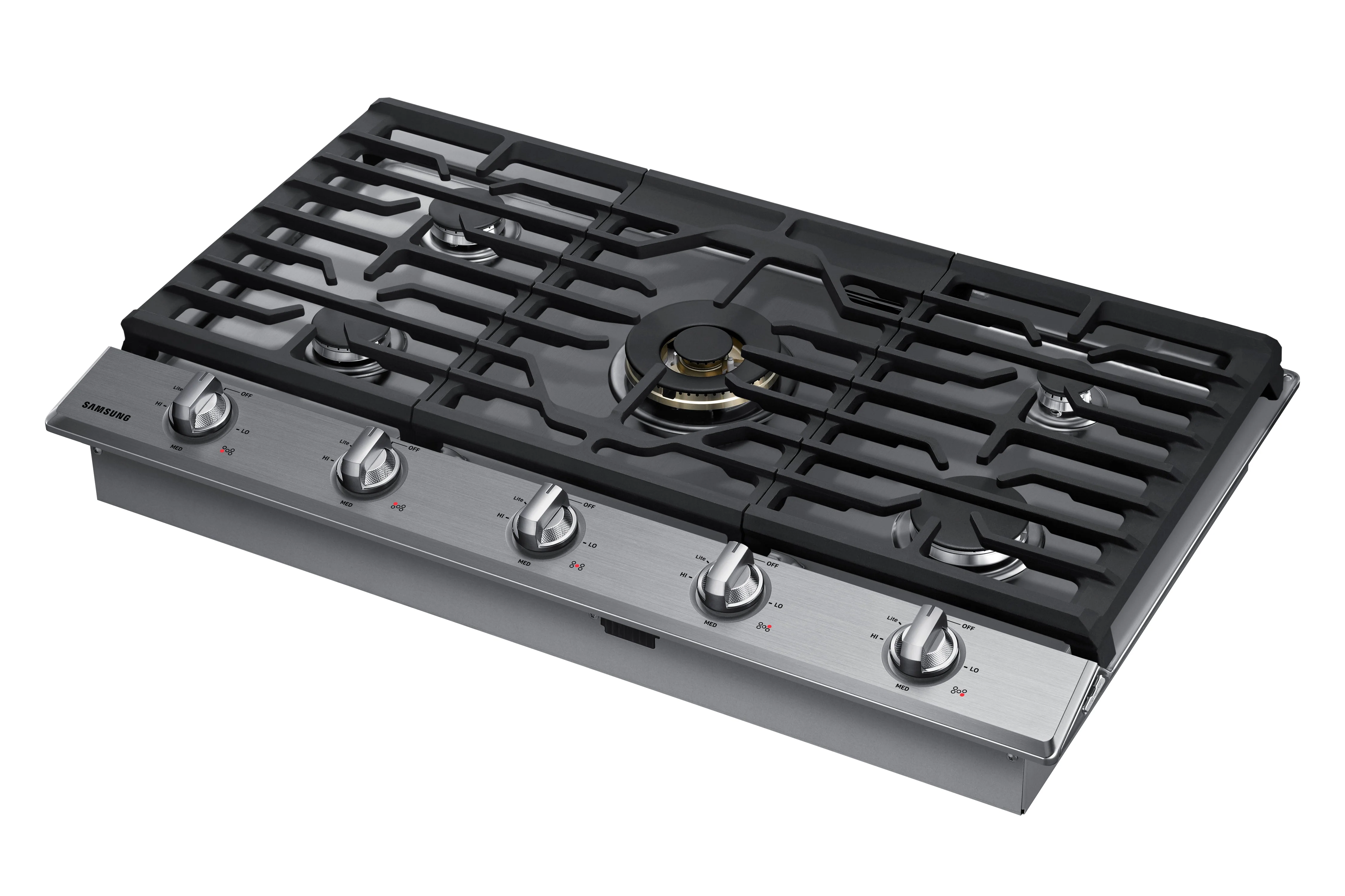 Samsung Stainless Steel 36" Gas Cooktop - NA36N7755TS/AA - Image 2