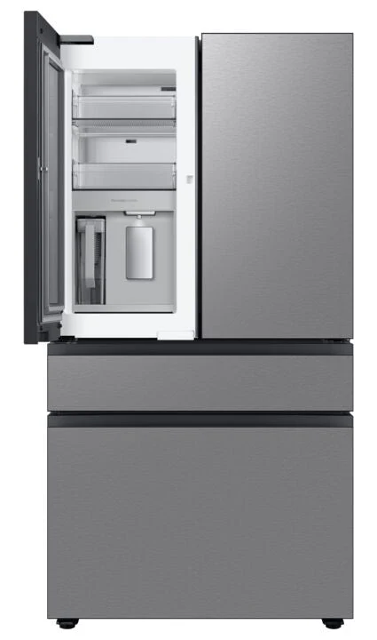 Samsung Stainless Steel BESPOKE 36" 4-Door French-Door Counter-Depth Refrigerator with Beverage Centre (22.8 cu.ft.) - RF23BB8600QLAA - Image 2