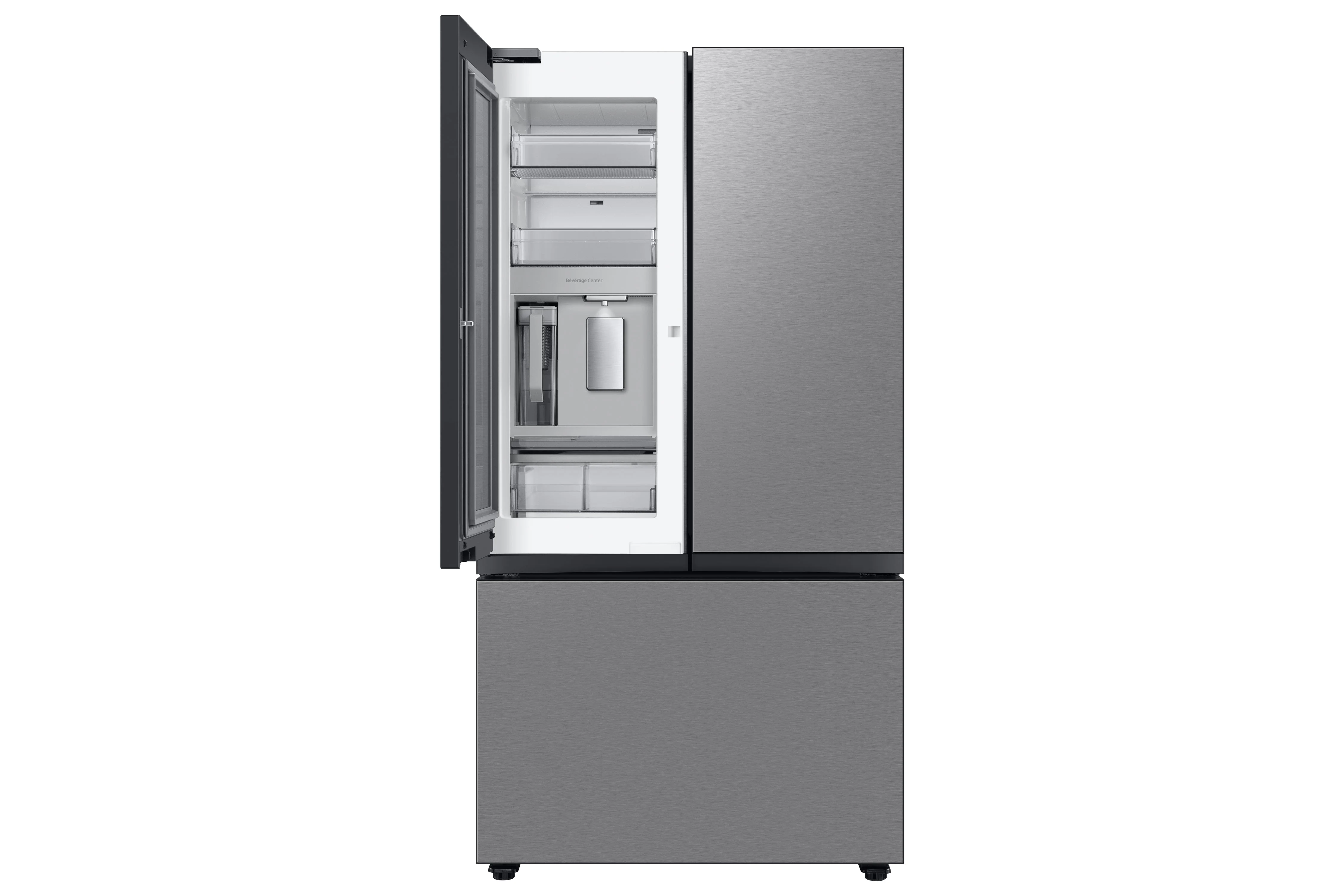 Samsung Stainless Steel BESPOKE 36" Counter-Depth French-Door Refrigerator with Beverage Center (23.9 Cu.Ft.) - RF24BB6600QLAA - Image 4