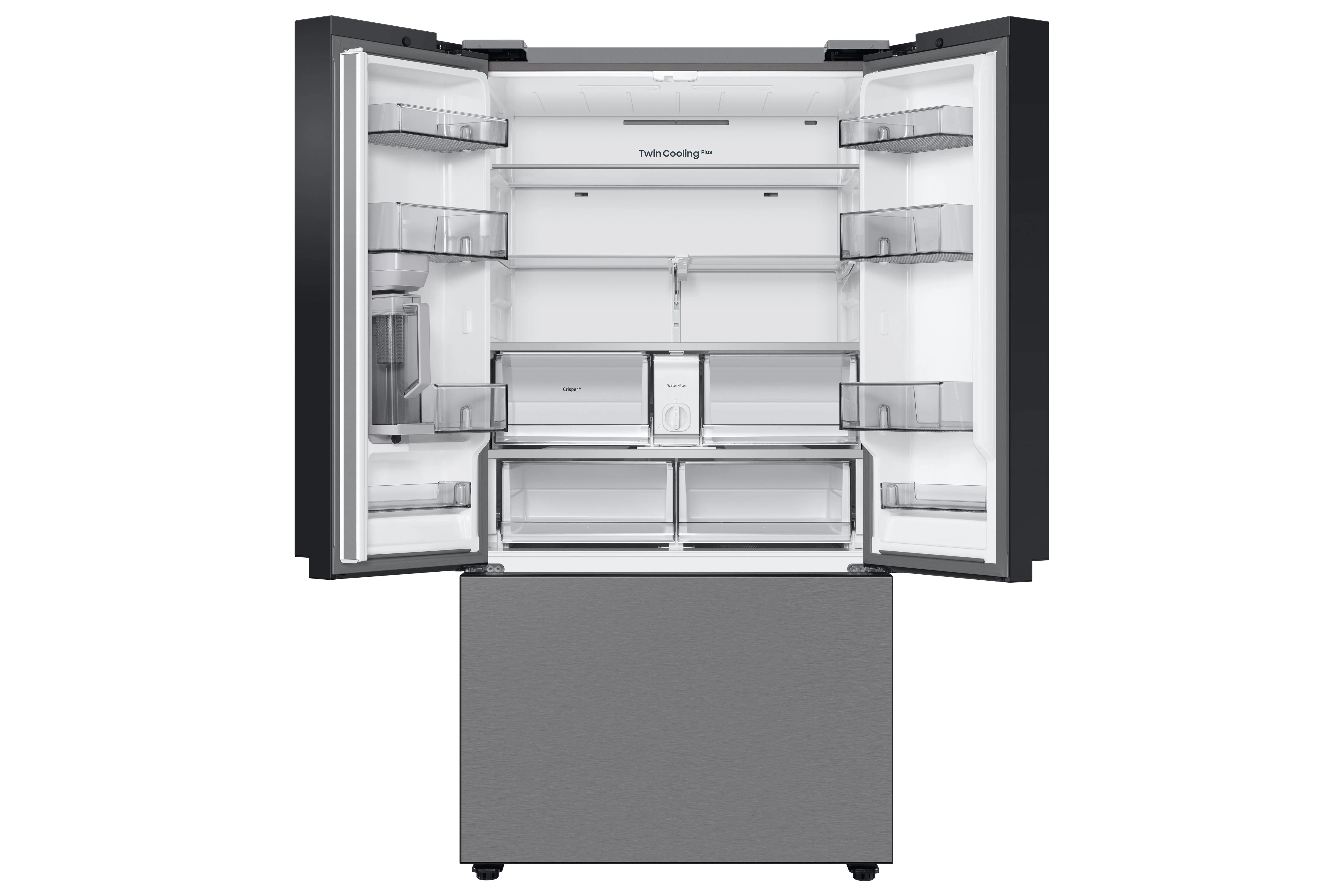 Samsung Stainless Steel BESPOKE 36" French-Door Refrigerator (30.1 Cu.Ft.) - RF30BB6200QLAA - Image 2