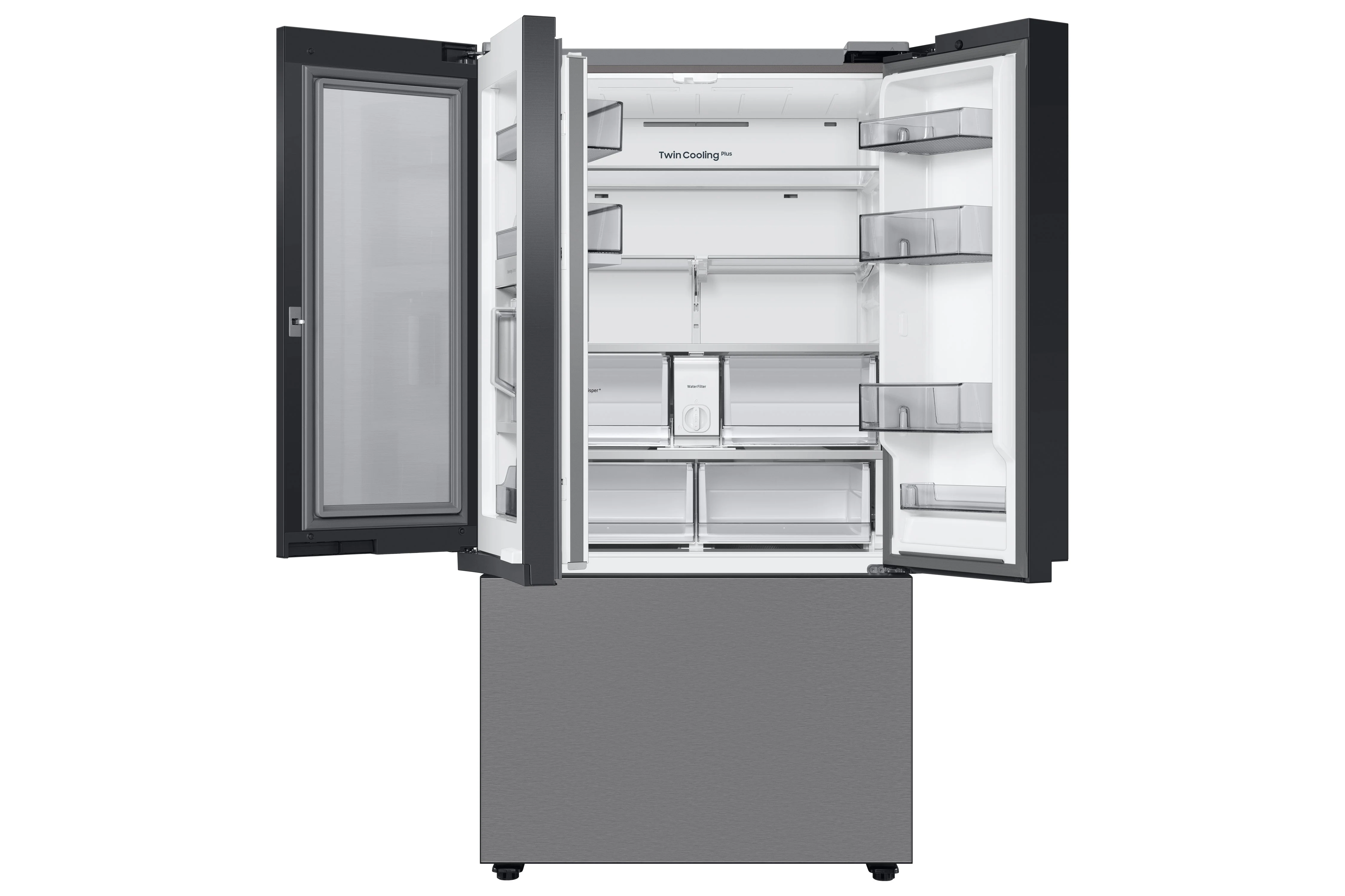 Samsung Stainless Steel BESPOKE 36" French-Door Refrigerator with Beverage Centre (30.1 Cu.Ft.) - RF30BB6600QLAA - Image 3