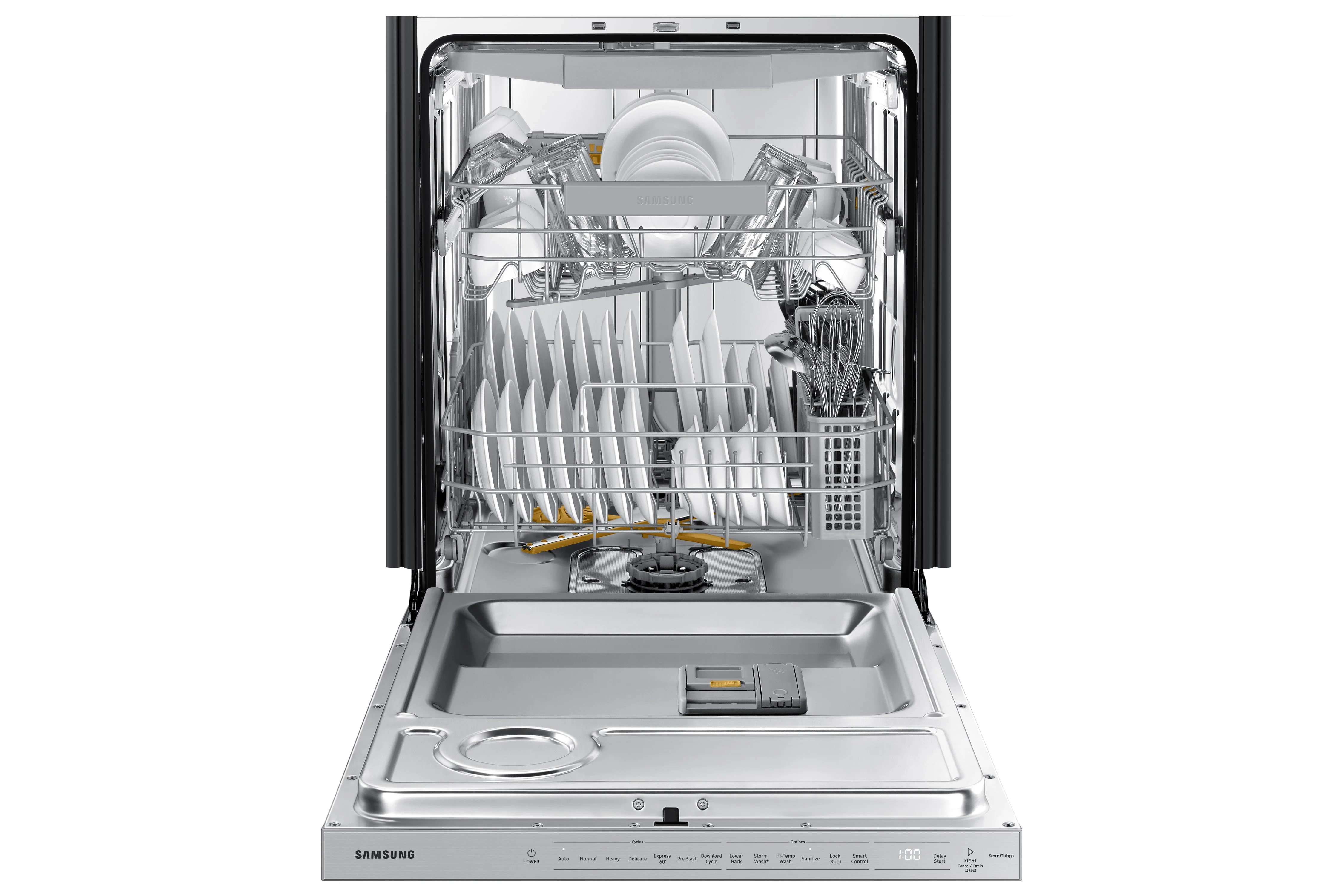 Samsung Stainless Steel Built-In Dishwasher with AutoRelease - DW80B6060US/AC - Image 5