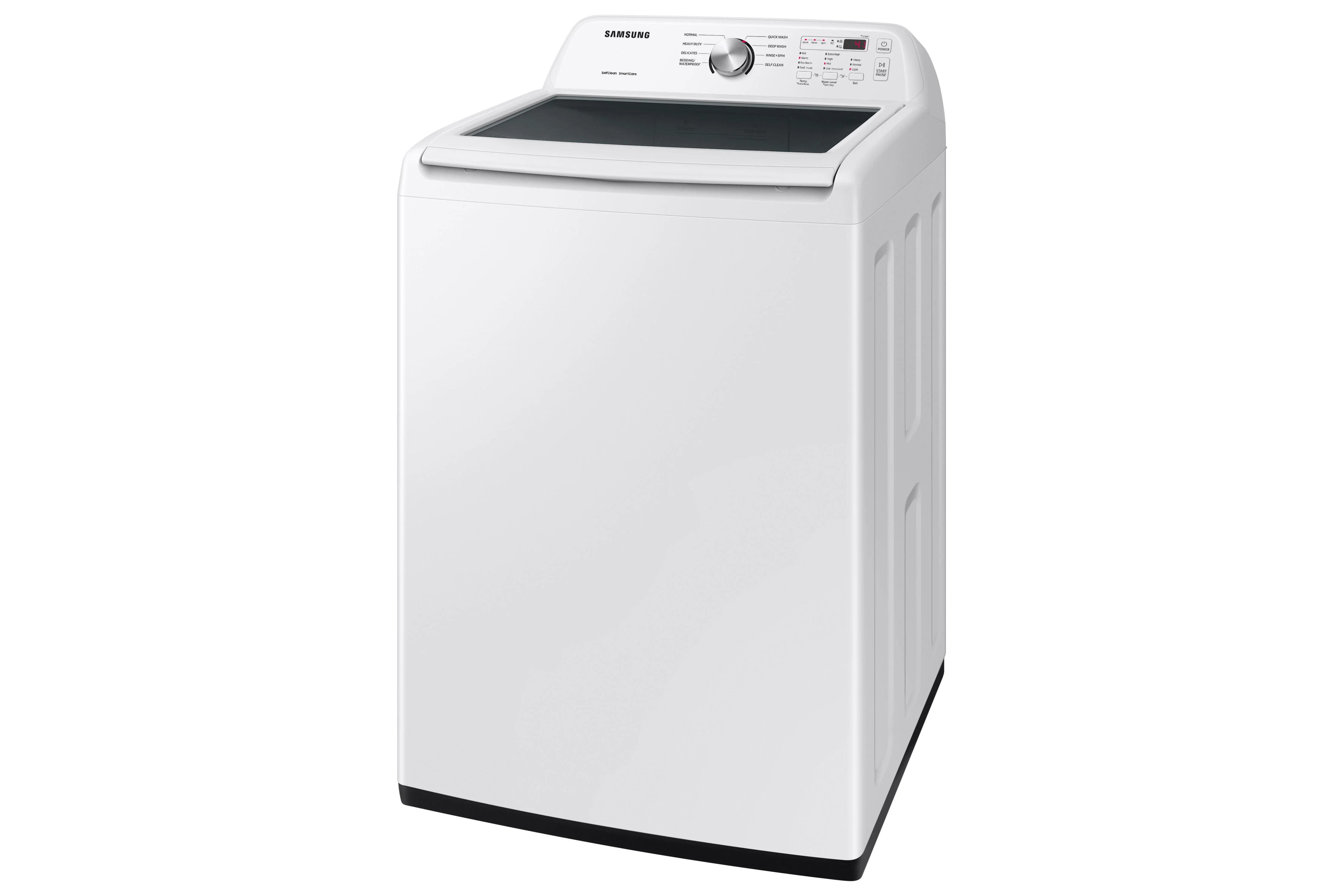 Samsung White Top Load Washer with ActiveWave Agitator (5.0 Cu.Ft) - WA44A3205AW/A4 - Image 2