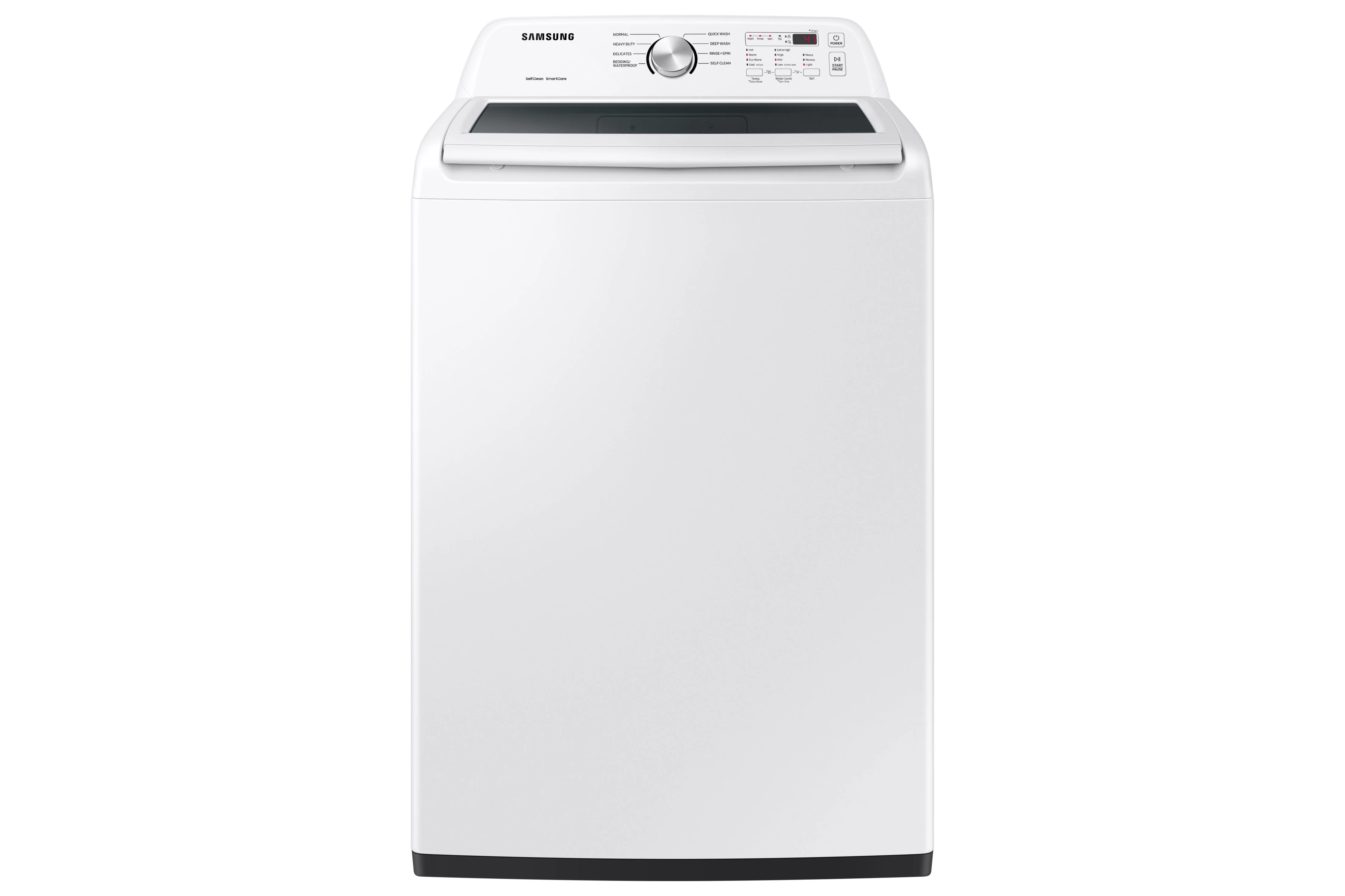 Samsung White Top Load Washer with ActiveWave Agitator (5.0 Cu.Ft) - WA44A3205AW/A4 - Image 3