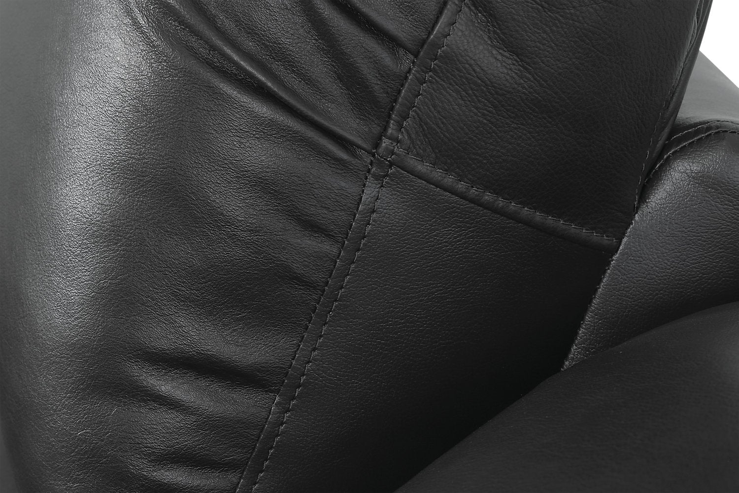 Sandford Genuine Leather Power Reclining Sofa - Black - Image 5