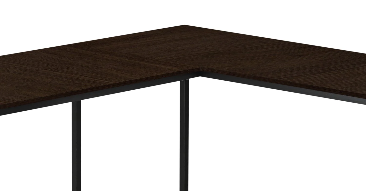 Satanta L-Shaped Corner Desk - Espresso - Image 2