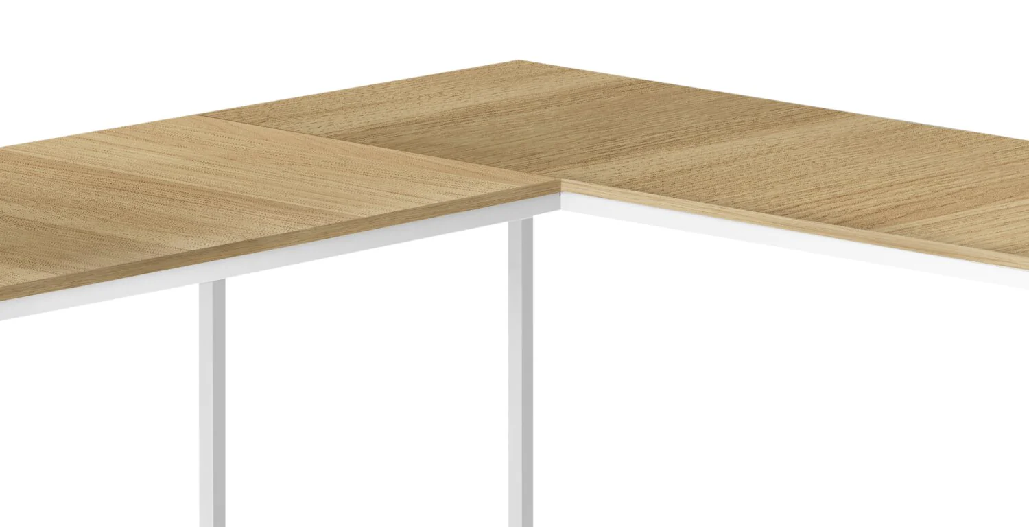 Satanta L-Shaped Corner Desk - Natural - Image 2