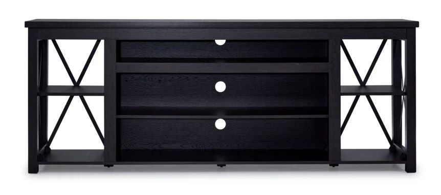 Saybrook 78" TV Stand - Grey - Image 2