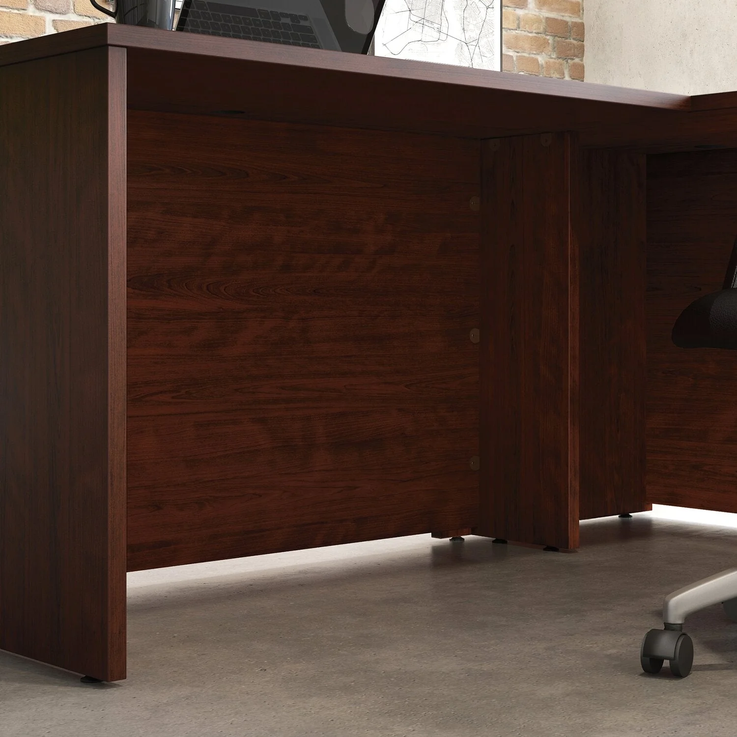 Sentinel Commercial Grade 42" Desk Return - Classic Cherry - Image 6