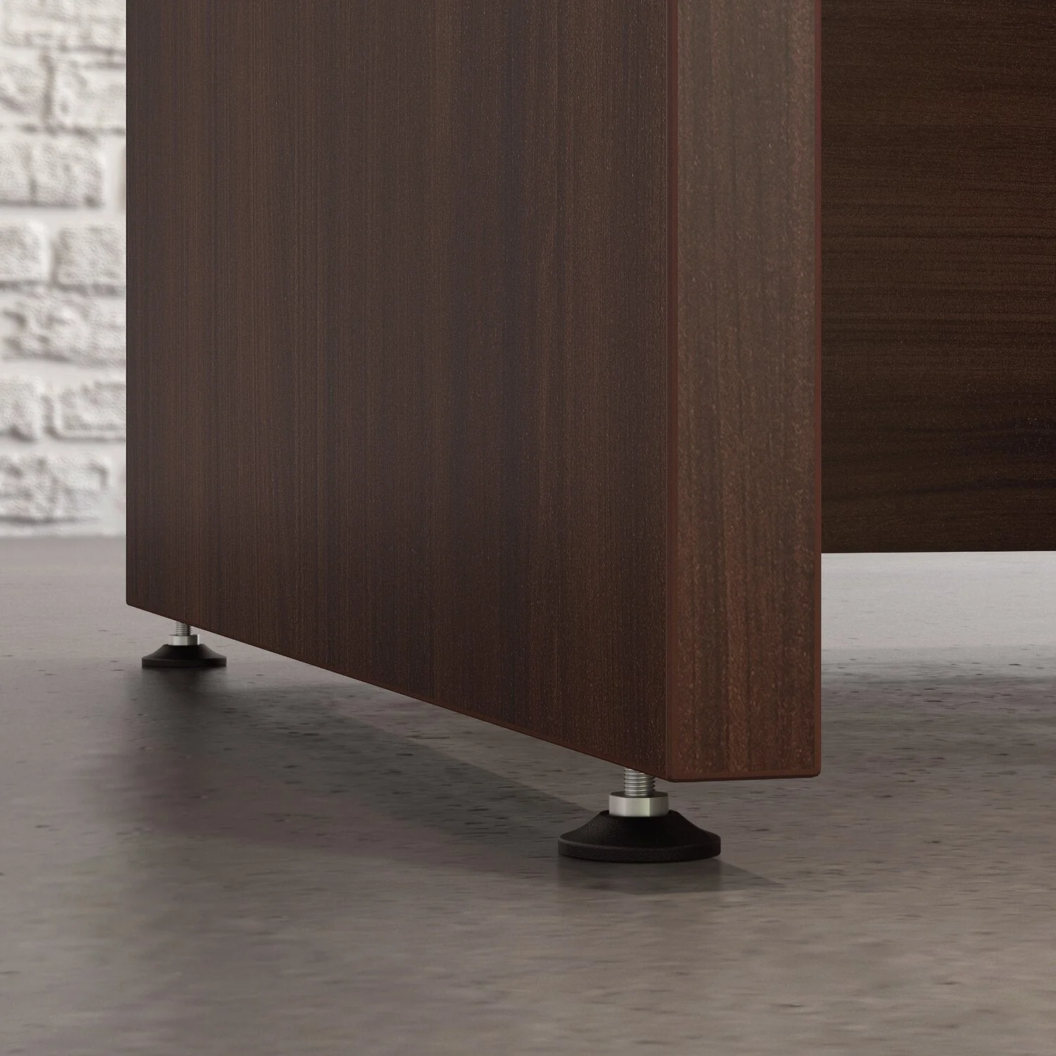 Sentinel Commercial Grade 42" Desk Return - Noble Elm - Image 8