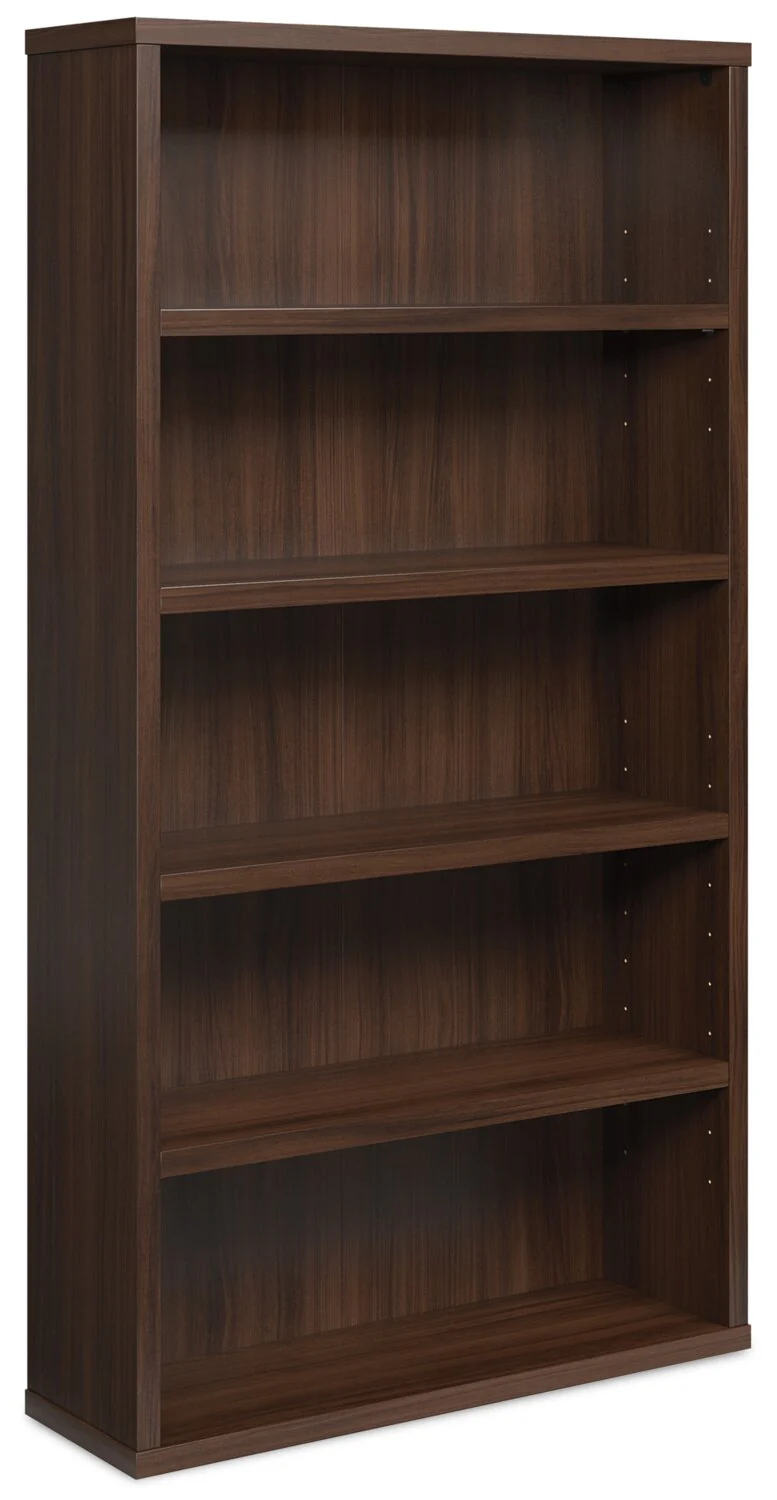 Sentinel Commercial Grade 5-Shelf Bookcase - Noble Elm