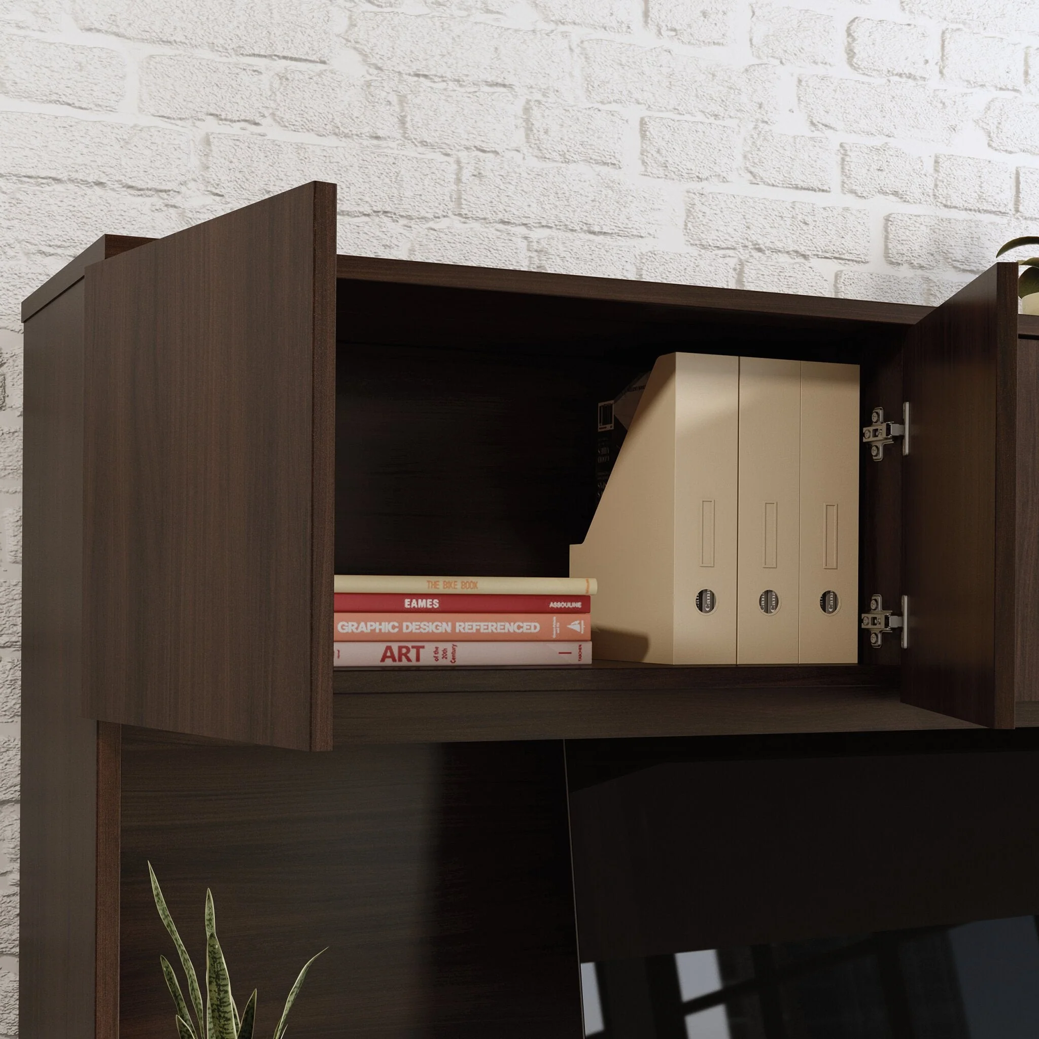 Sentinel Commercial Grade 60" x 36" Hutch - Noble Elm - Image 3