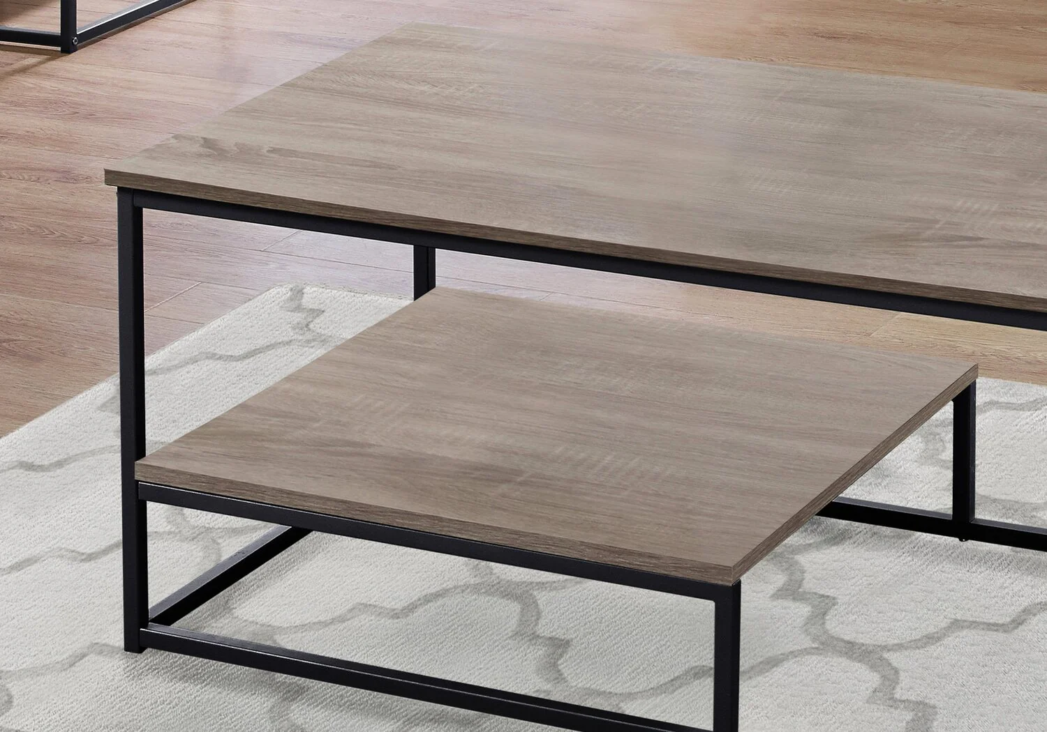 Seward 3-Piece Coffee and Two End Tables Package - Dark Taupe - Image 2