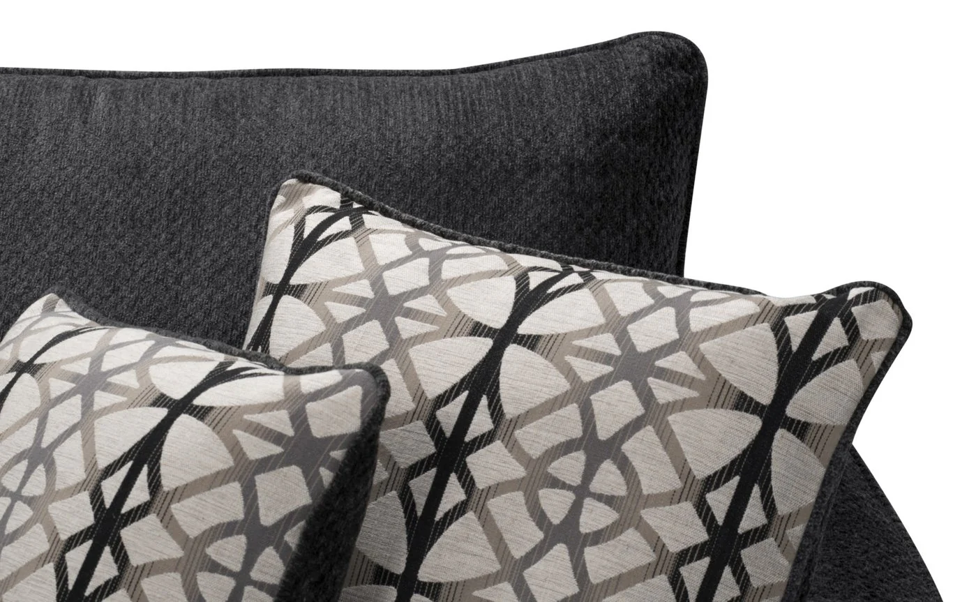 Sherwood Chenille Condo Loveseat - Charcoal - Image 4