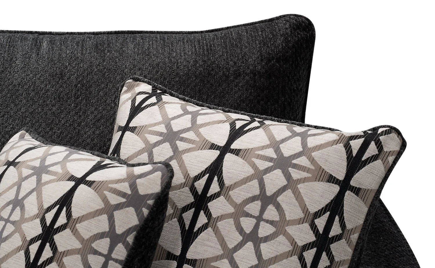 Sherwood Chenille Full-Size Condo Sofa Bed - Charcoal - Image 6