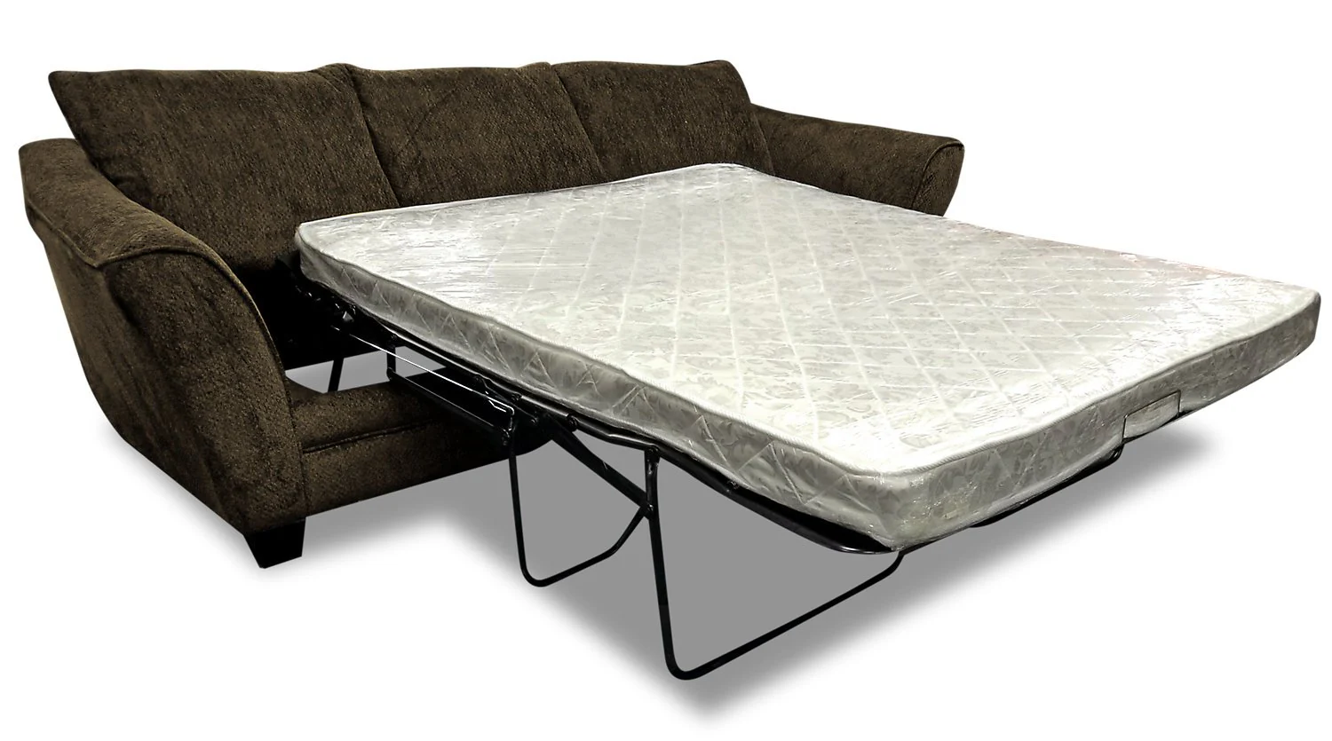 Sherwood Chenille Queen-Size Sofa Bed - Brown - Image 3