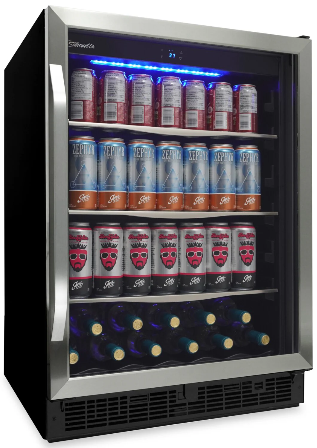 Silhouette Riccotta 5.7 Cu. Ft. Beverage Centre - SBC057D1BSS - Image 4