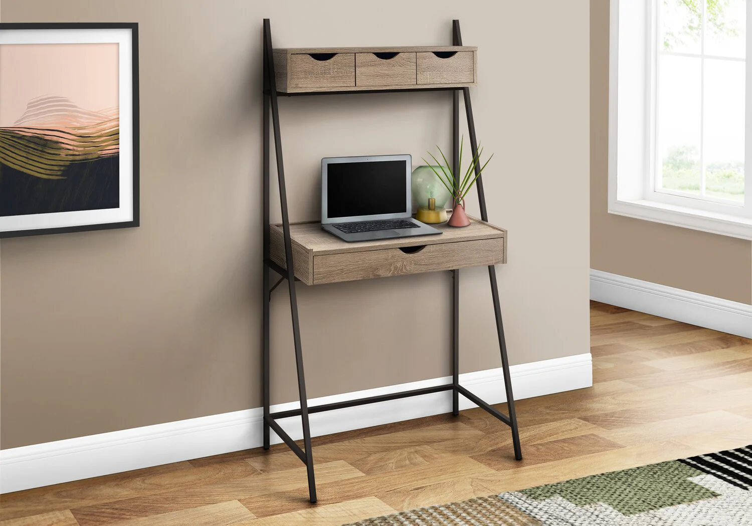 Silt Desk - Taupe - Image 6