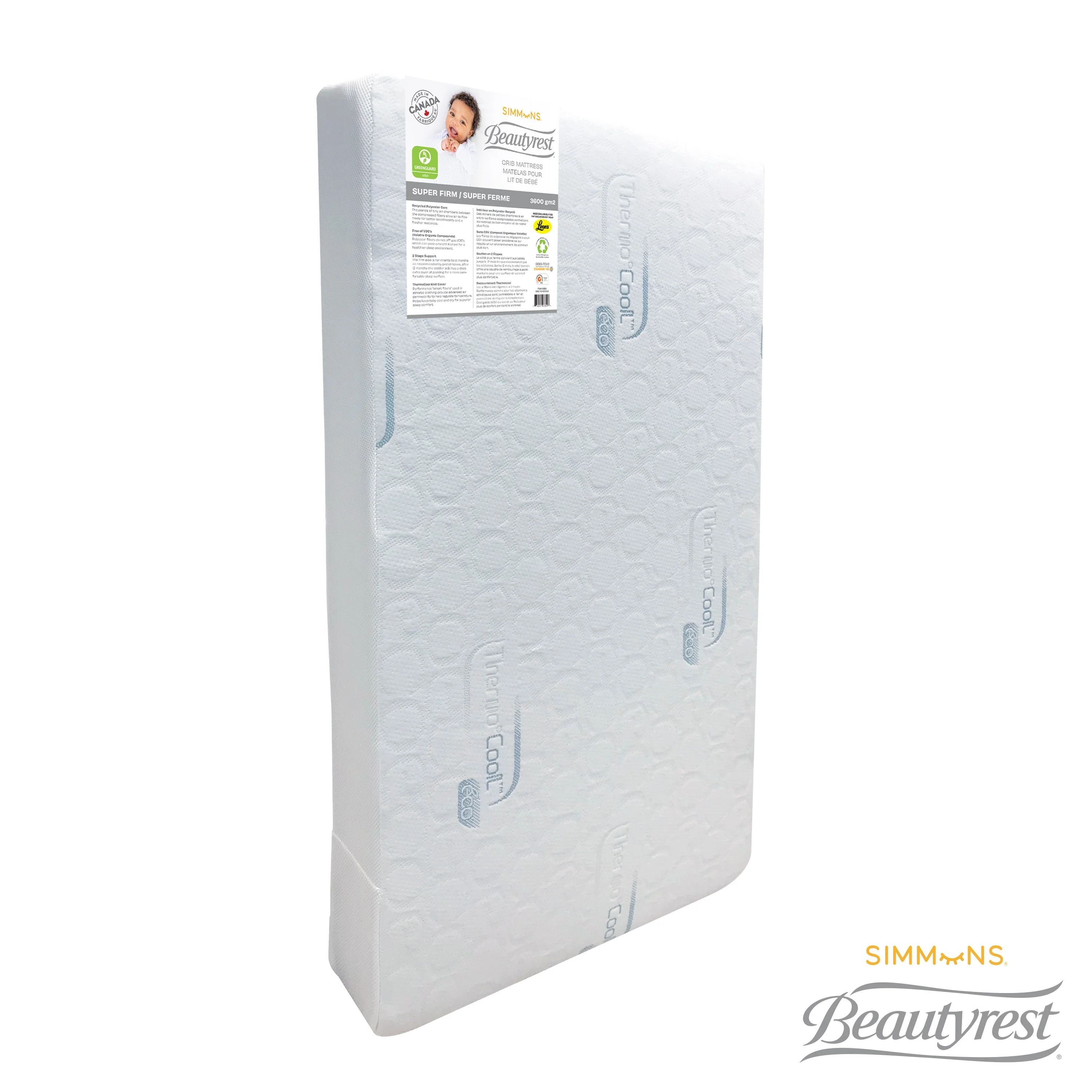 Simmons Beautyrest Super Firm Crib Mattress - Image 2
