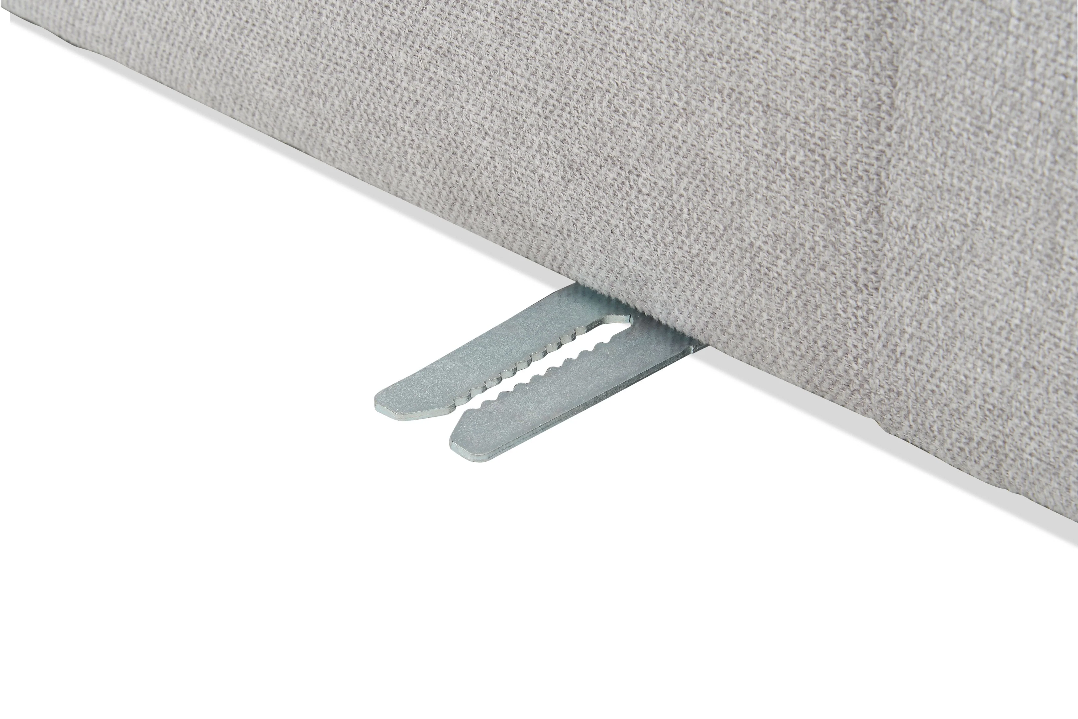 Skye Linen-Look Fabric 5-Piece Modular Sectional with 3 Corner Chairs - Light Grey - Image 7