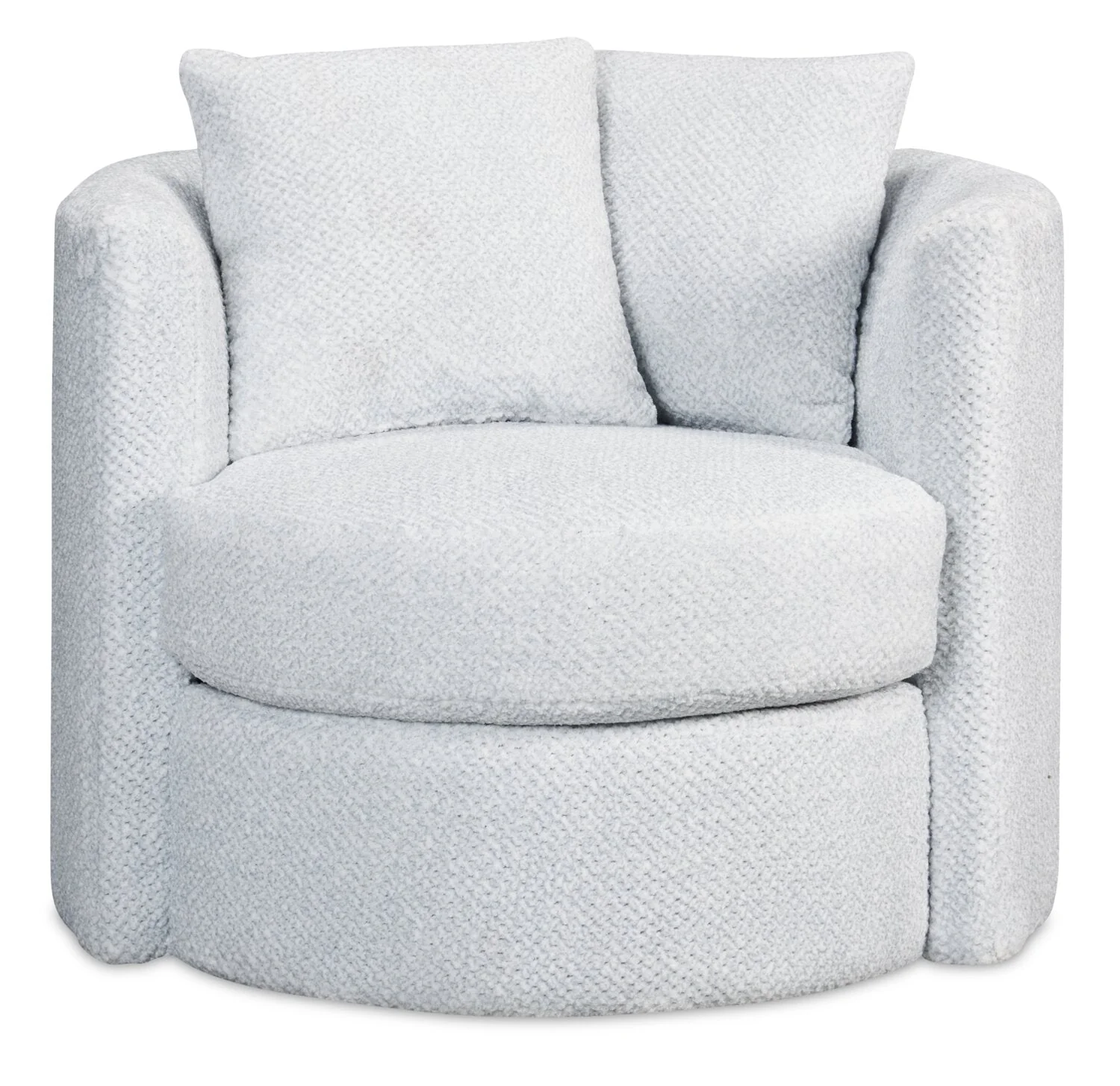 Sofitel Chenille Swivel Cuddler Chair - Teddy Star - Image 2