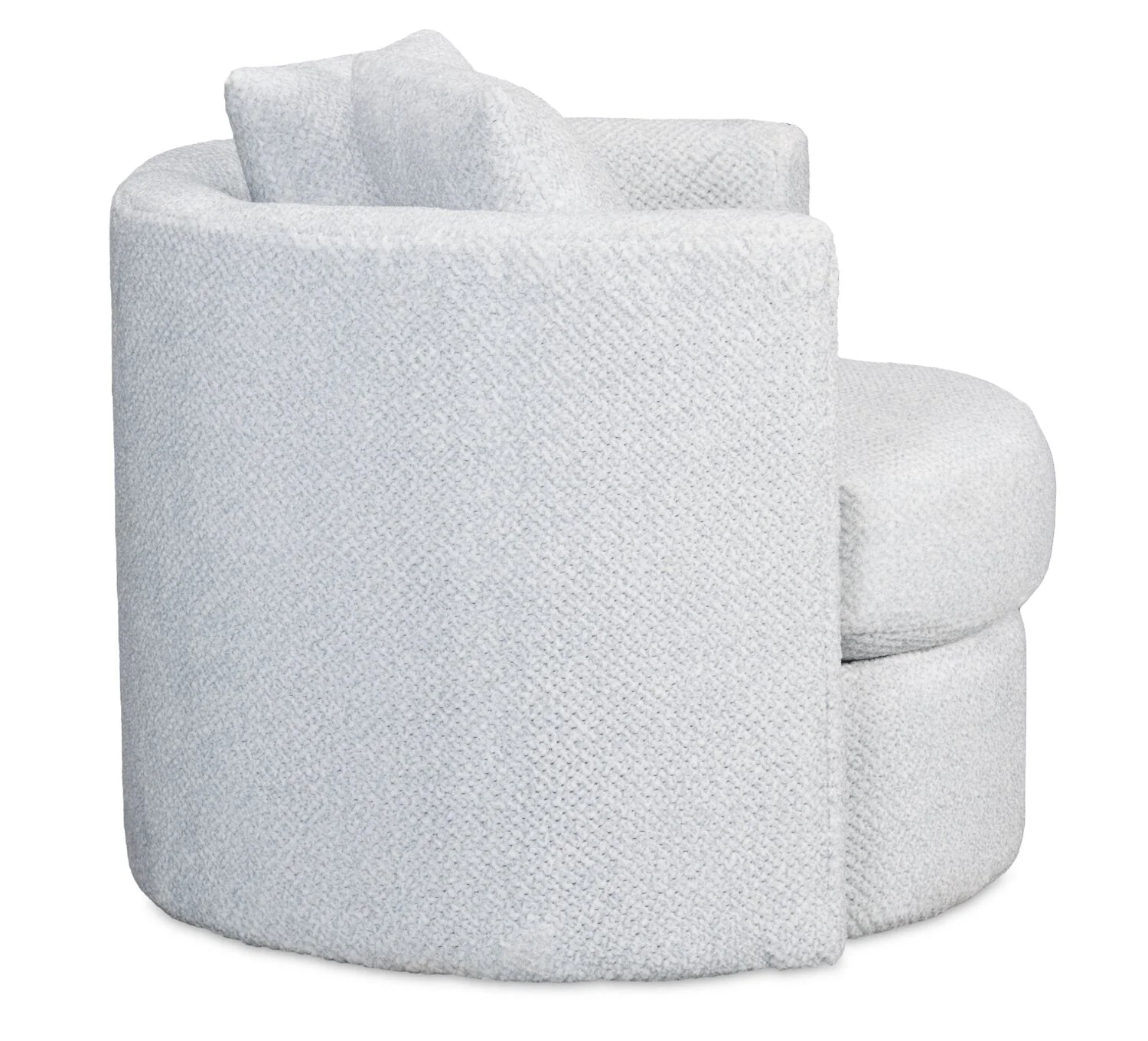 Sofitel Chenille Swivel Cuddler Chair - Teddy Star - Image 3