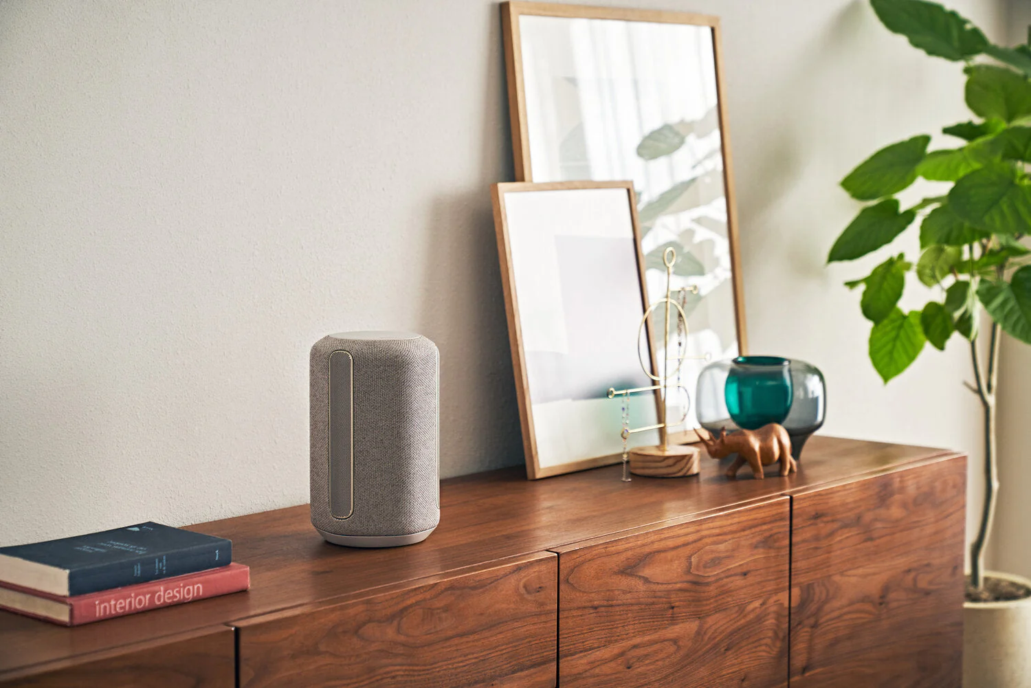 Sony Light Grey Premium Wireless Speaker with Ambient Room-Filling Sound - 2R1032 - Image 5