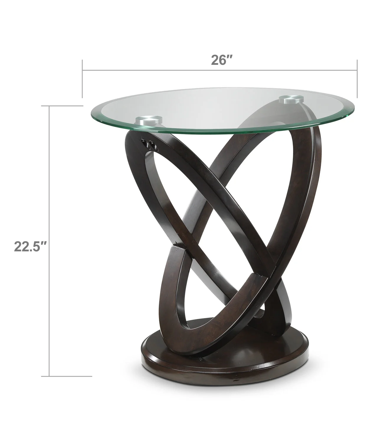 Stark Sofa Table - Brown Cherry - Image 4