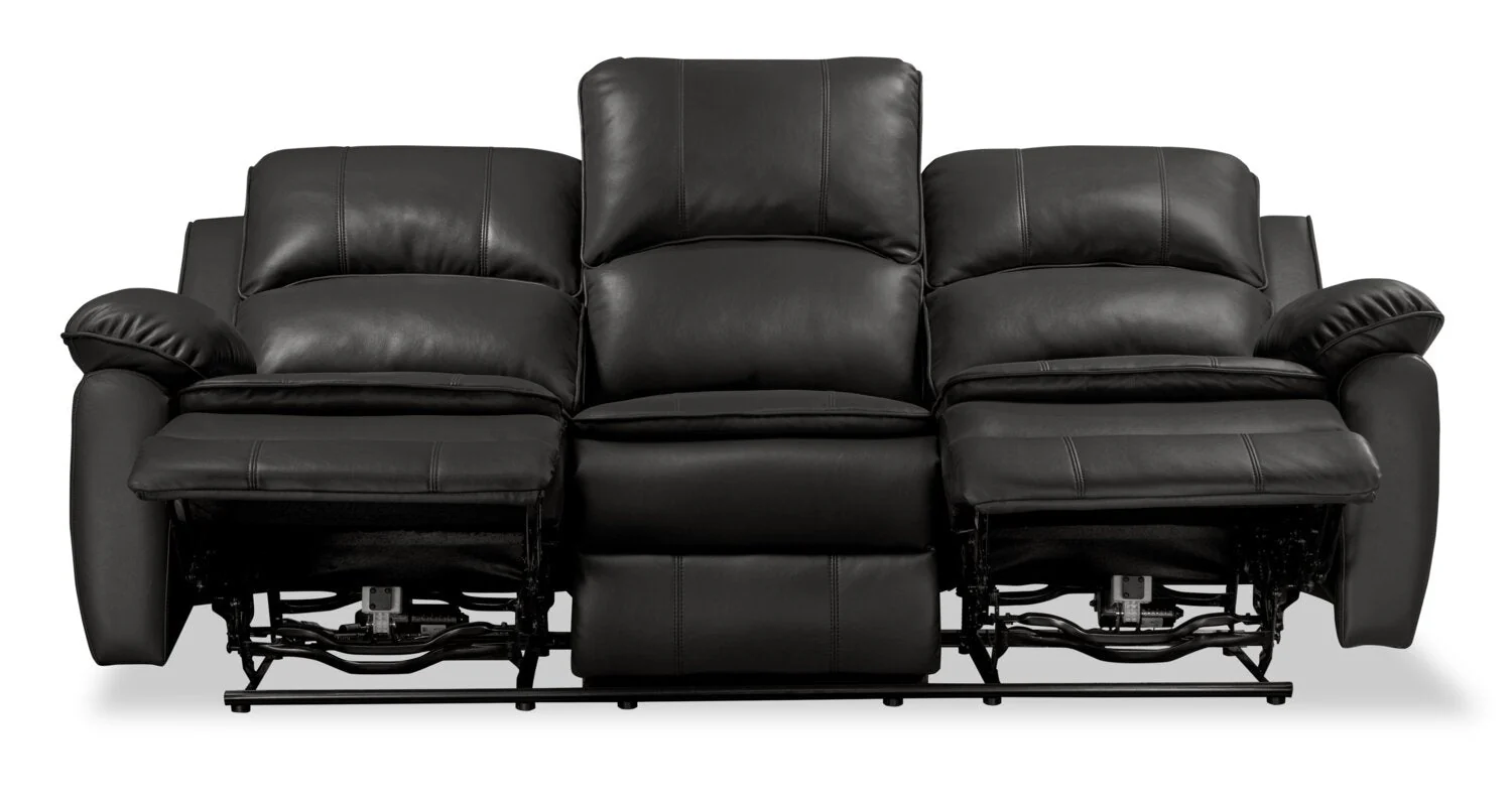 Stephen Leath-Aire Power Reclining Sofa - Grey - Image 3