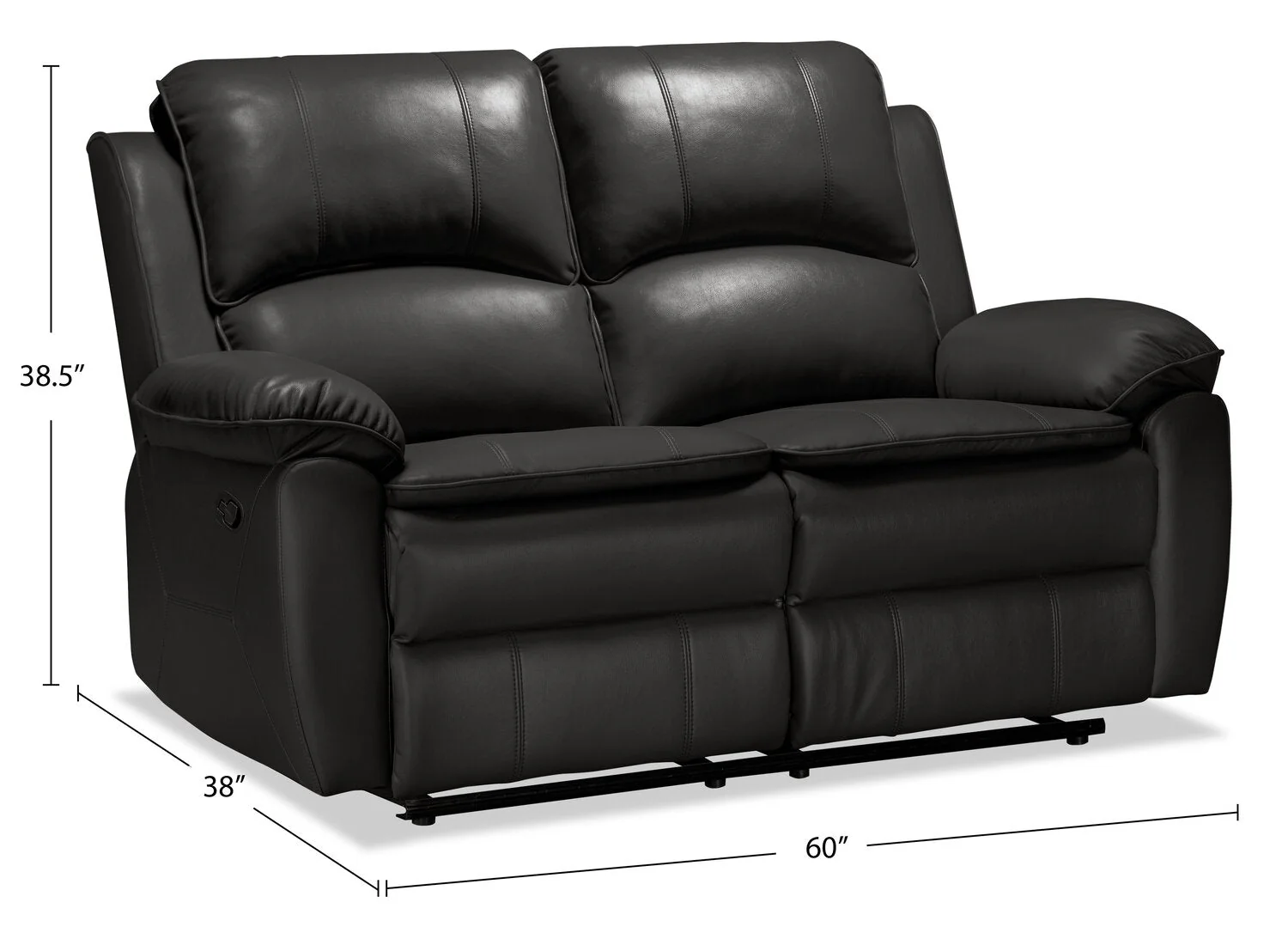 Stephen Leath-Aire Reclining Loveseat - Grey - Image 11