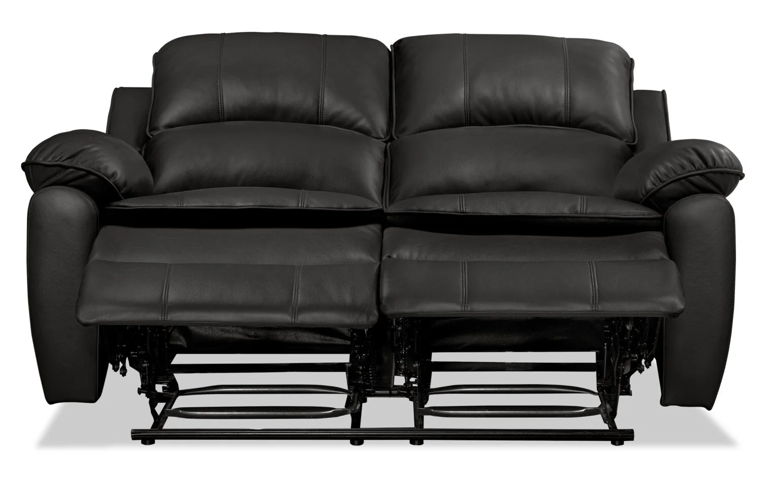 Stephen Leath-Aire Reclining Loveseat - Grey - Image 3