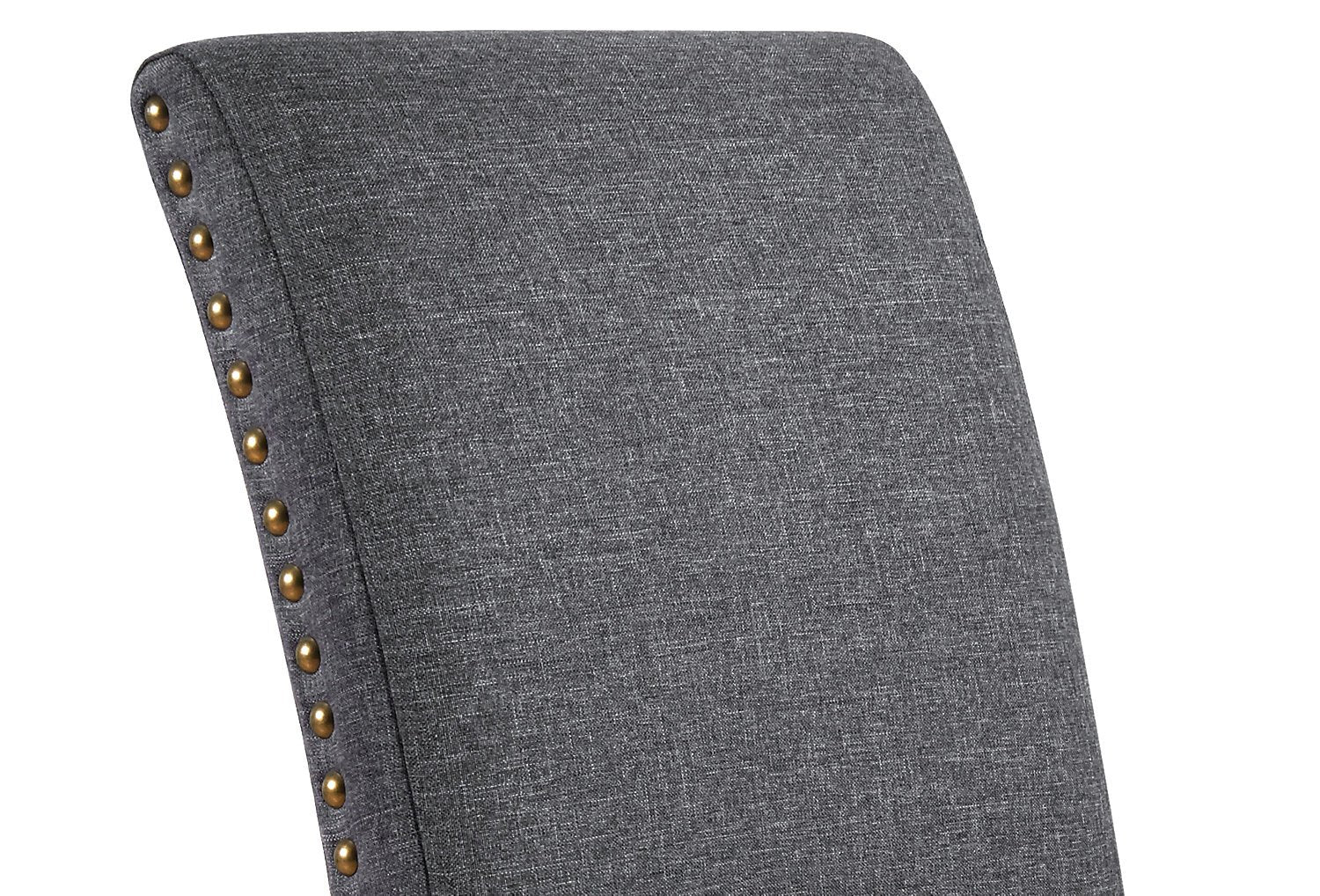 Stong Studded Dining Chair - Grey - Image 8