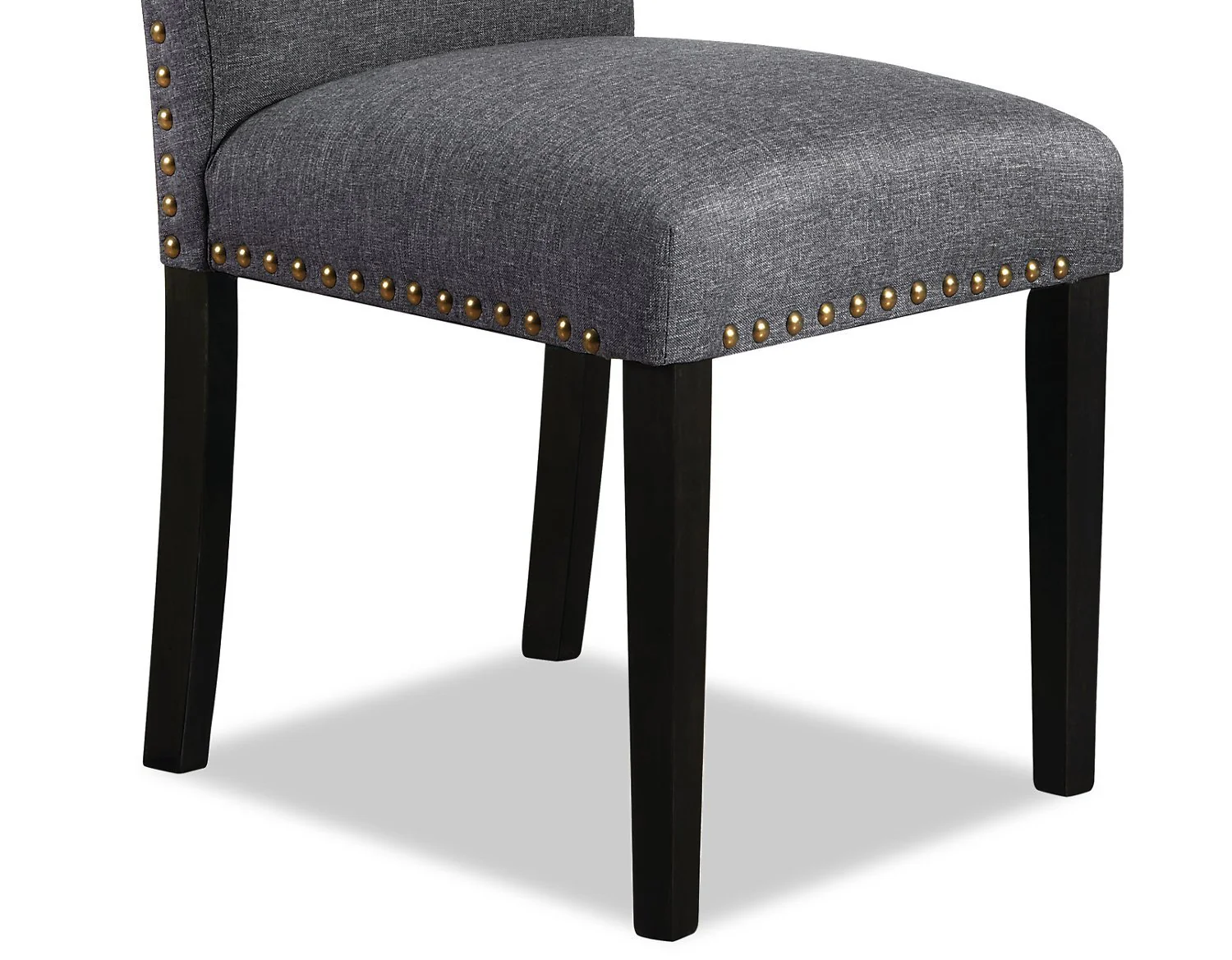Stong Studded Dining Chair - Grey - Image 9