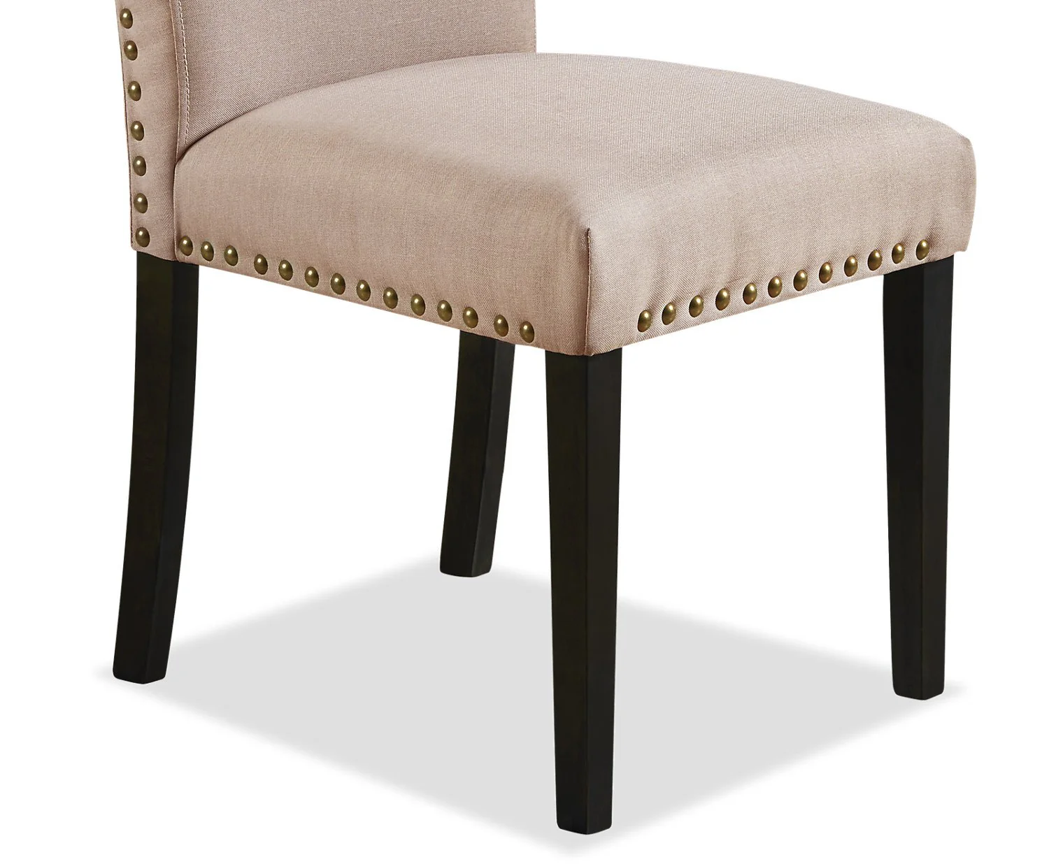 Stong Studded Dining Chair - Taupe - Image 9