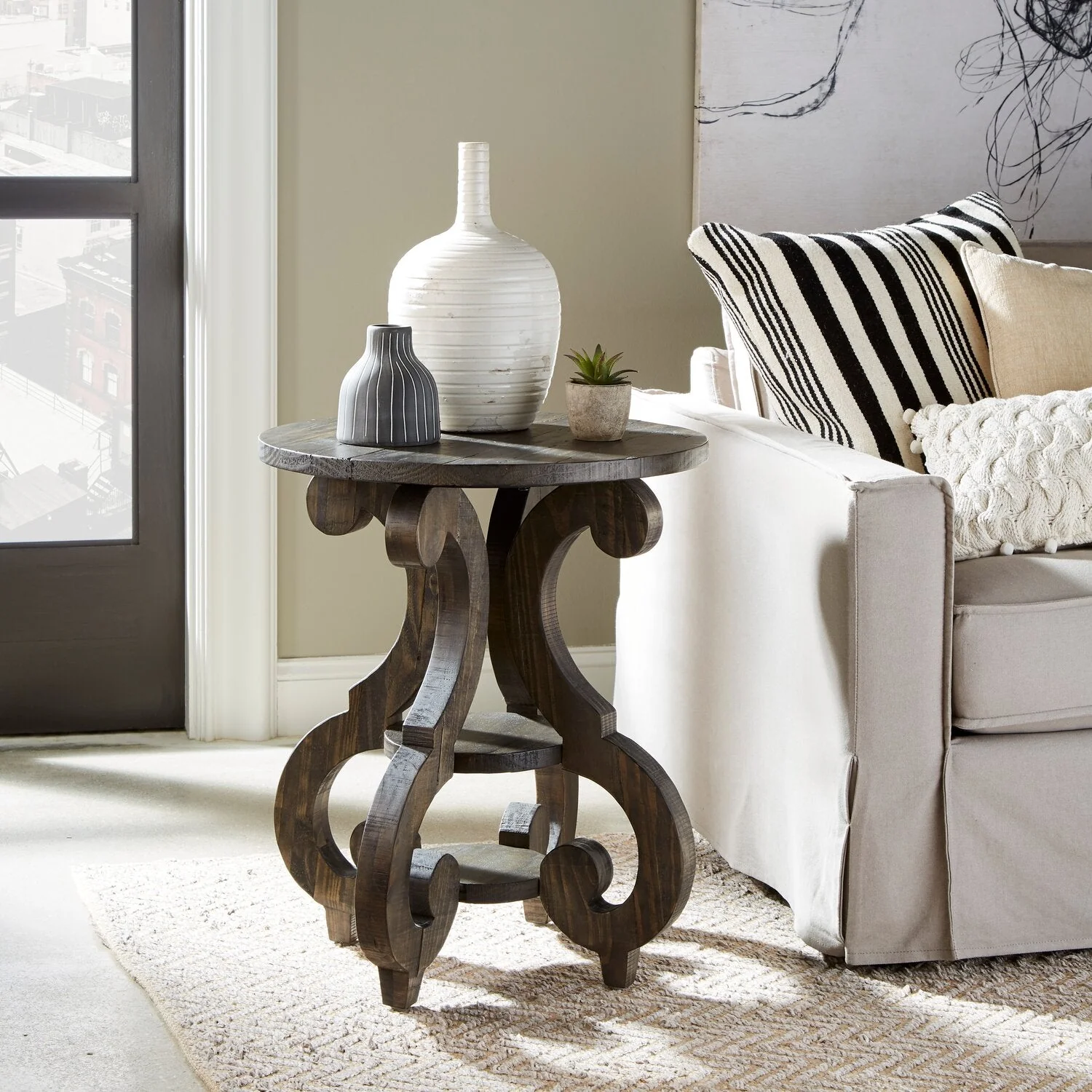 Stonnel Round End Table - Image 5