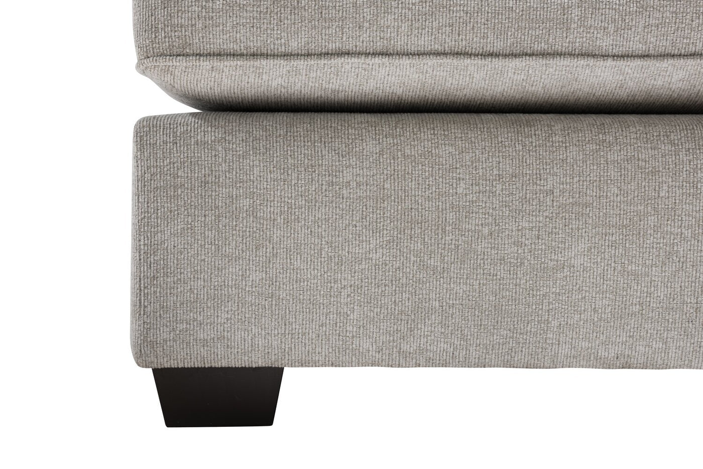 Stratford 2-Piece Brushed Linen-Look Fabric Left-Facing Sectional - Beige - Image 12
