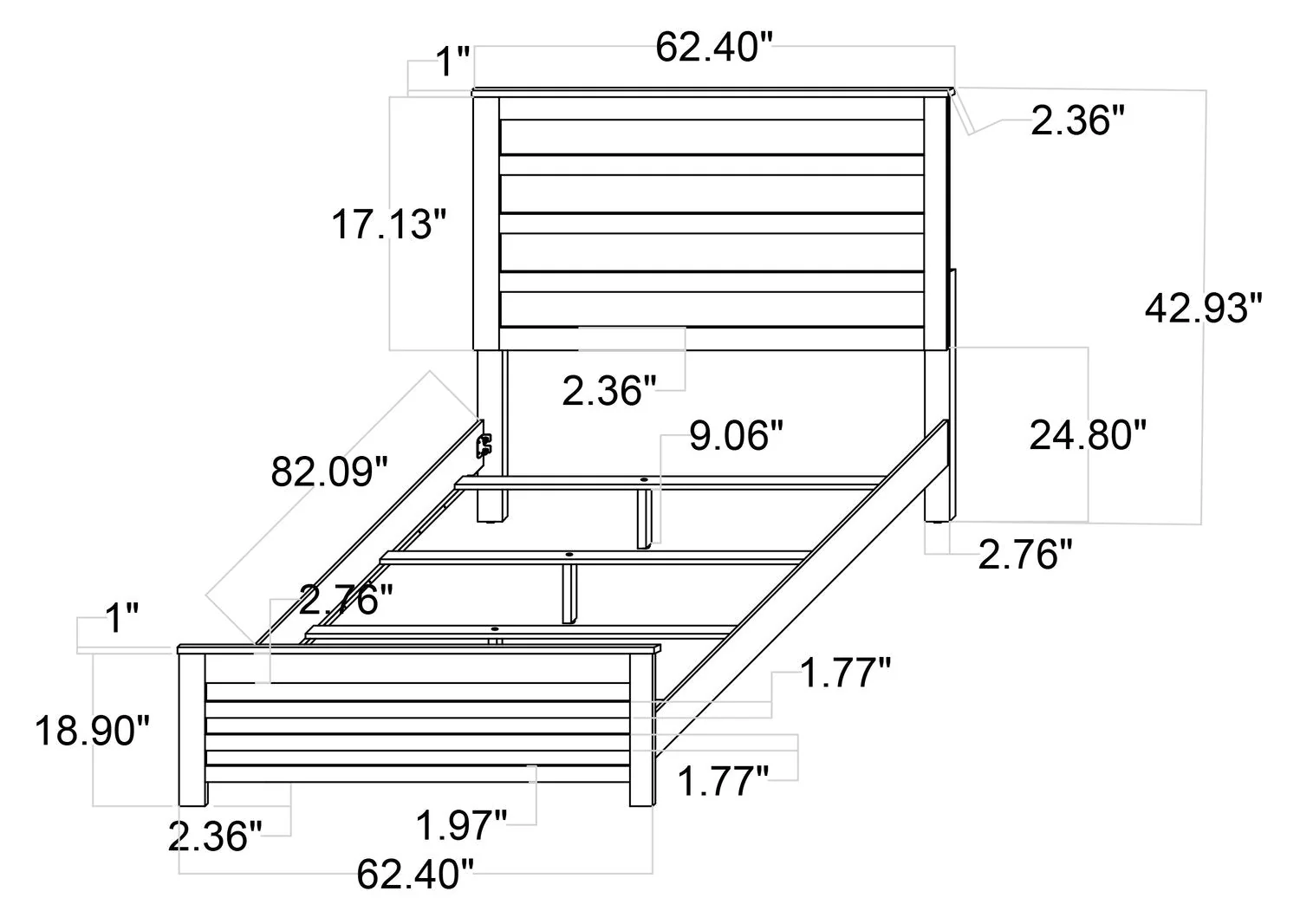 Sunvale Queen Bed - Image 4