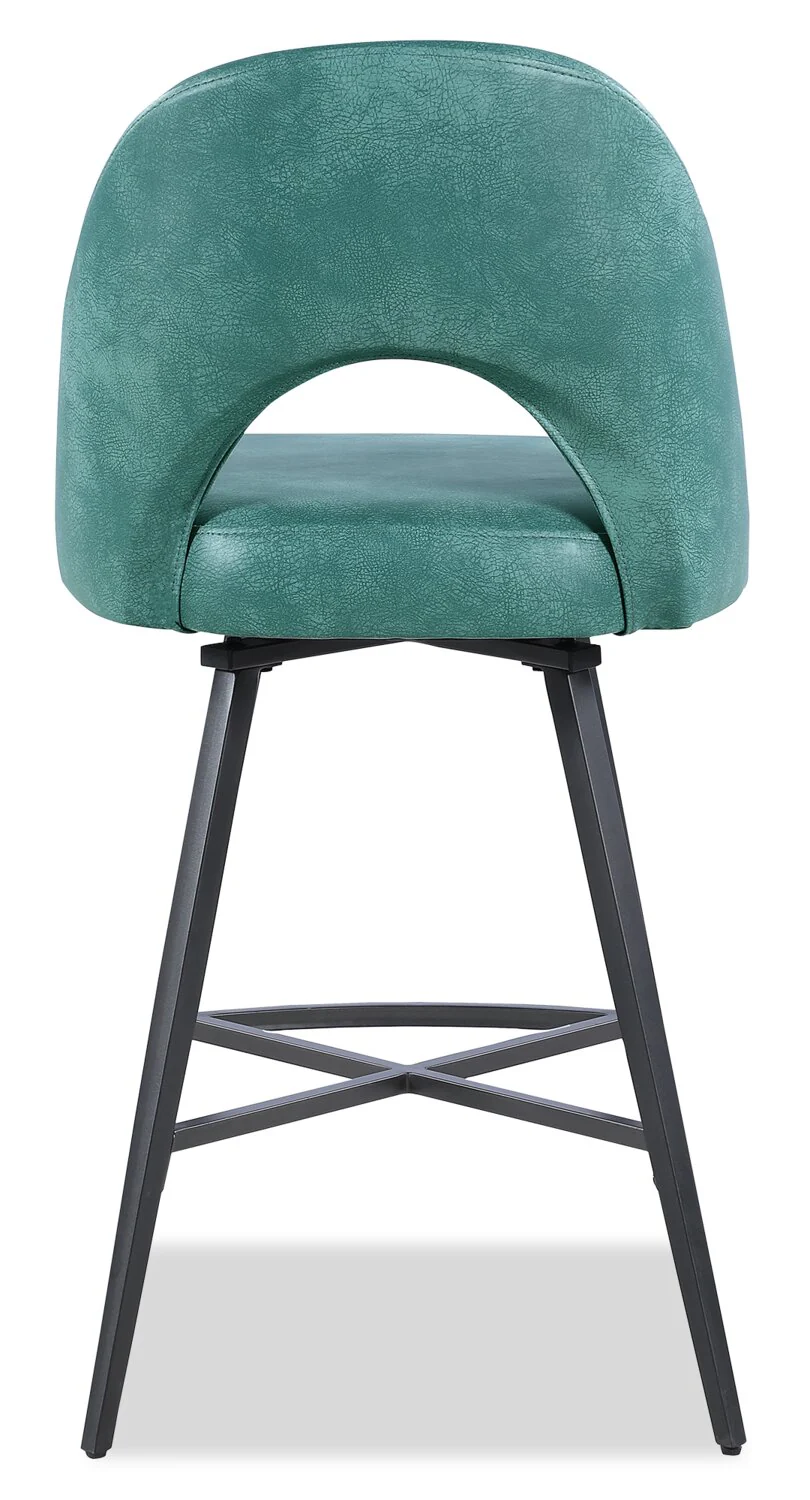 Tabernash Counter-Height Stool - Aqua - Image 4
