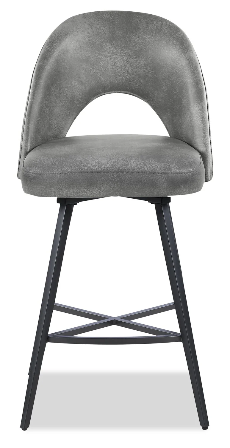 Tabernash Counter-Height Stool - Grey - Image 2