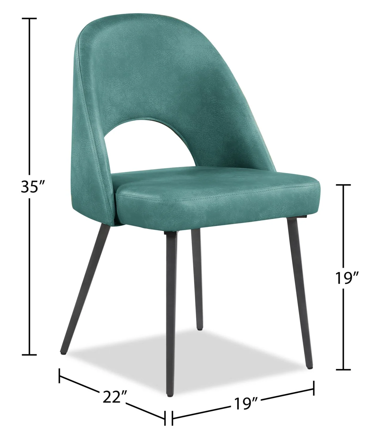 Tabernash Dining Chair - Aqua - Image 7