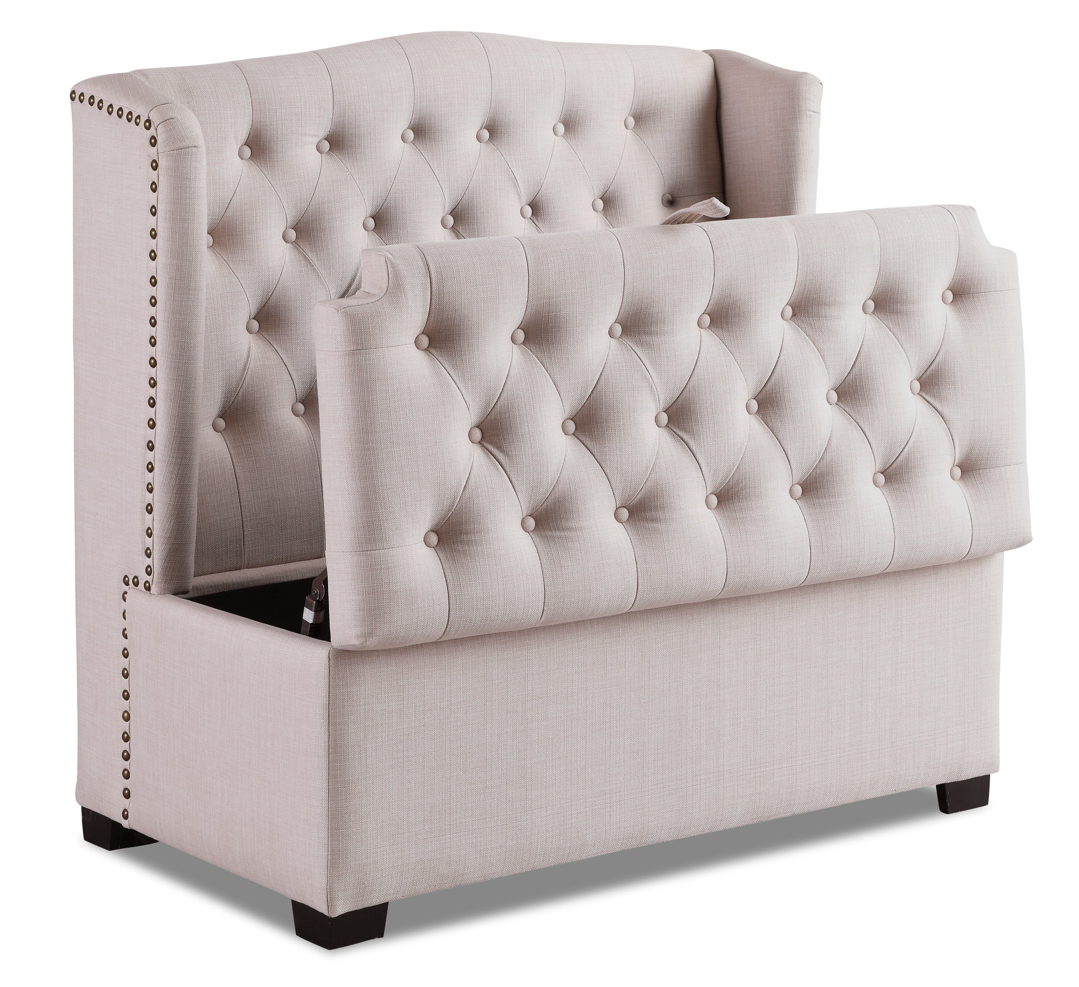 Tappen Storage Bench - White - Image 2