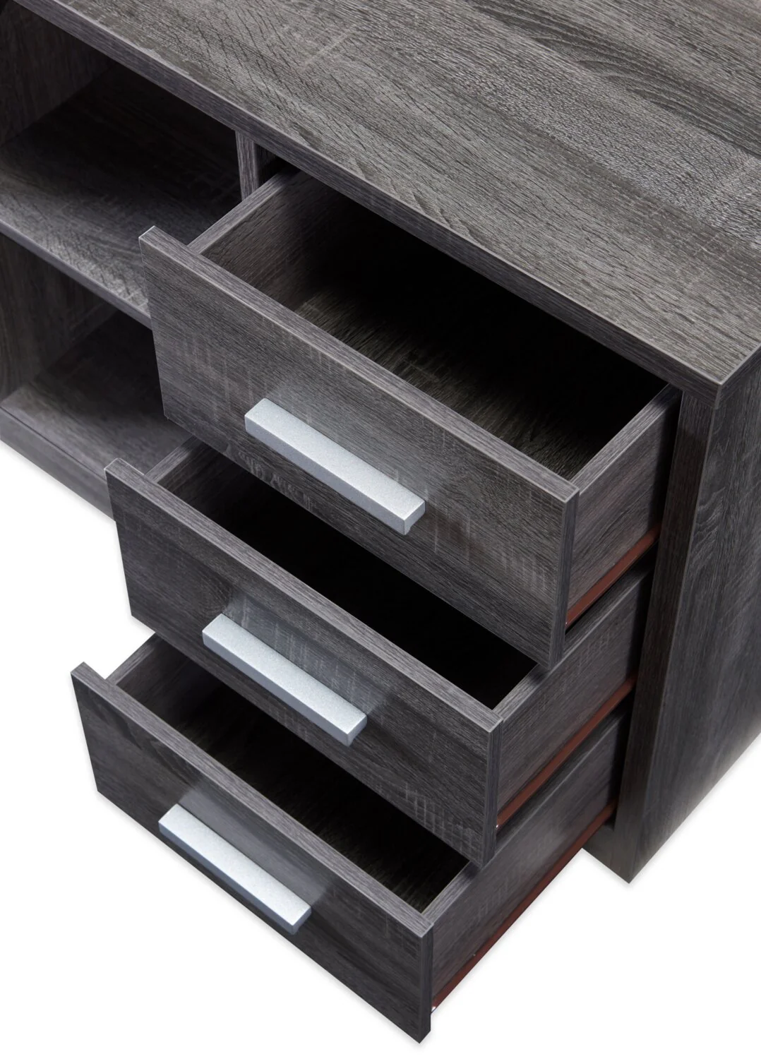 Tempest Reversible Corner Desk - Distressed Grey - Image 4