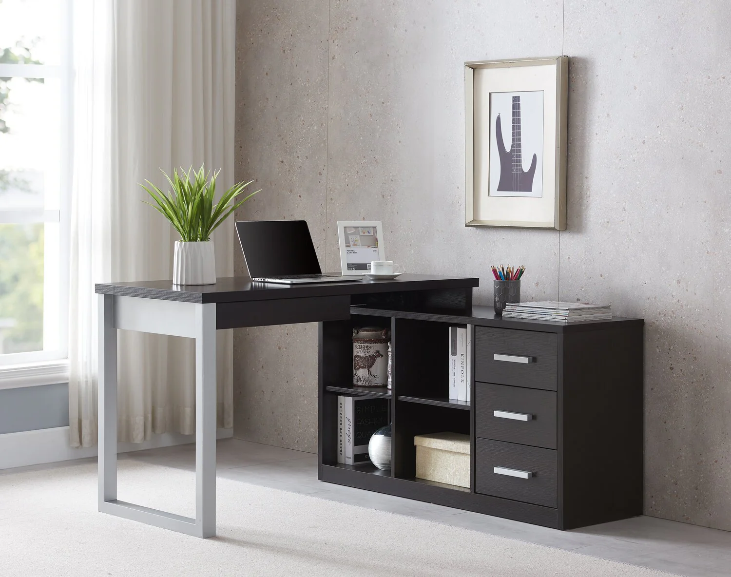 Tempest Reversible Corner Desk - Espresso - Image 9
