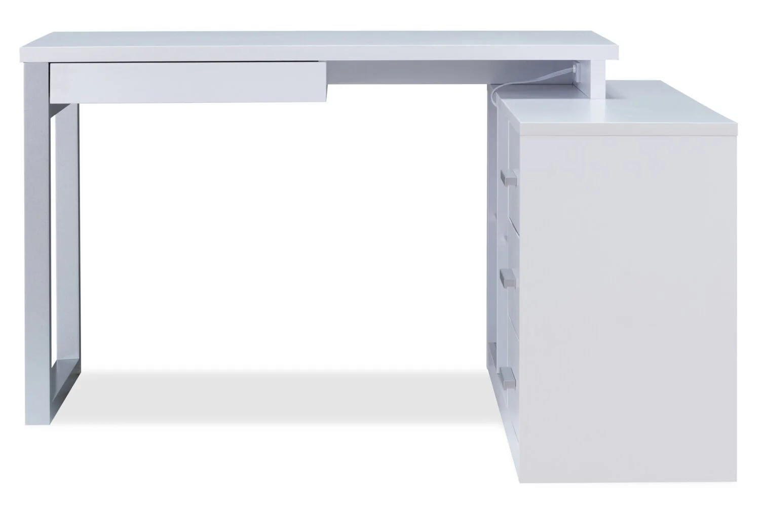 Tempest Reversible Corner Desk - White - Image 2