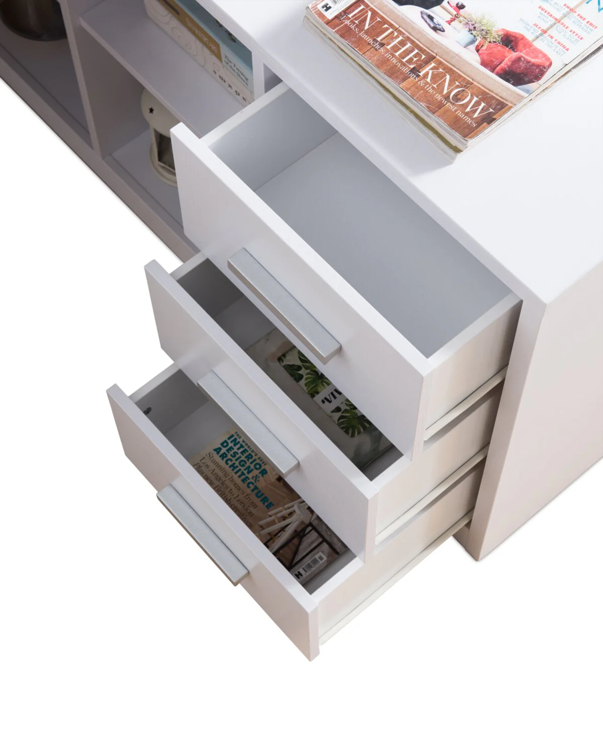 Tempest Reversible Corner Desk - White - Image 4